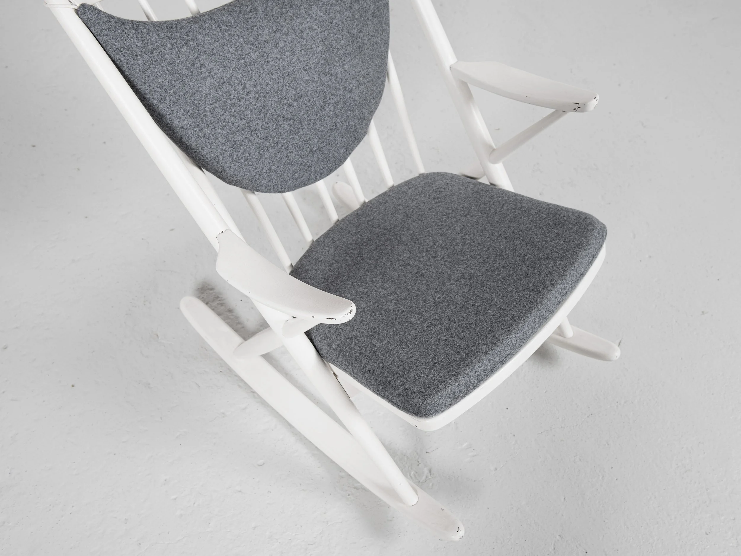 Lot - A Frank Reenskaug for Bramin Møbler rocking chair, model 182