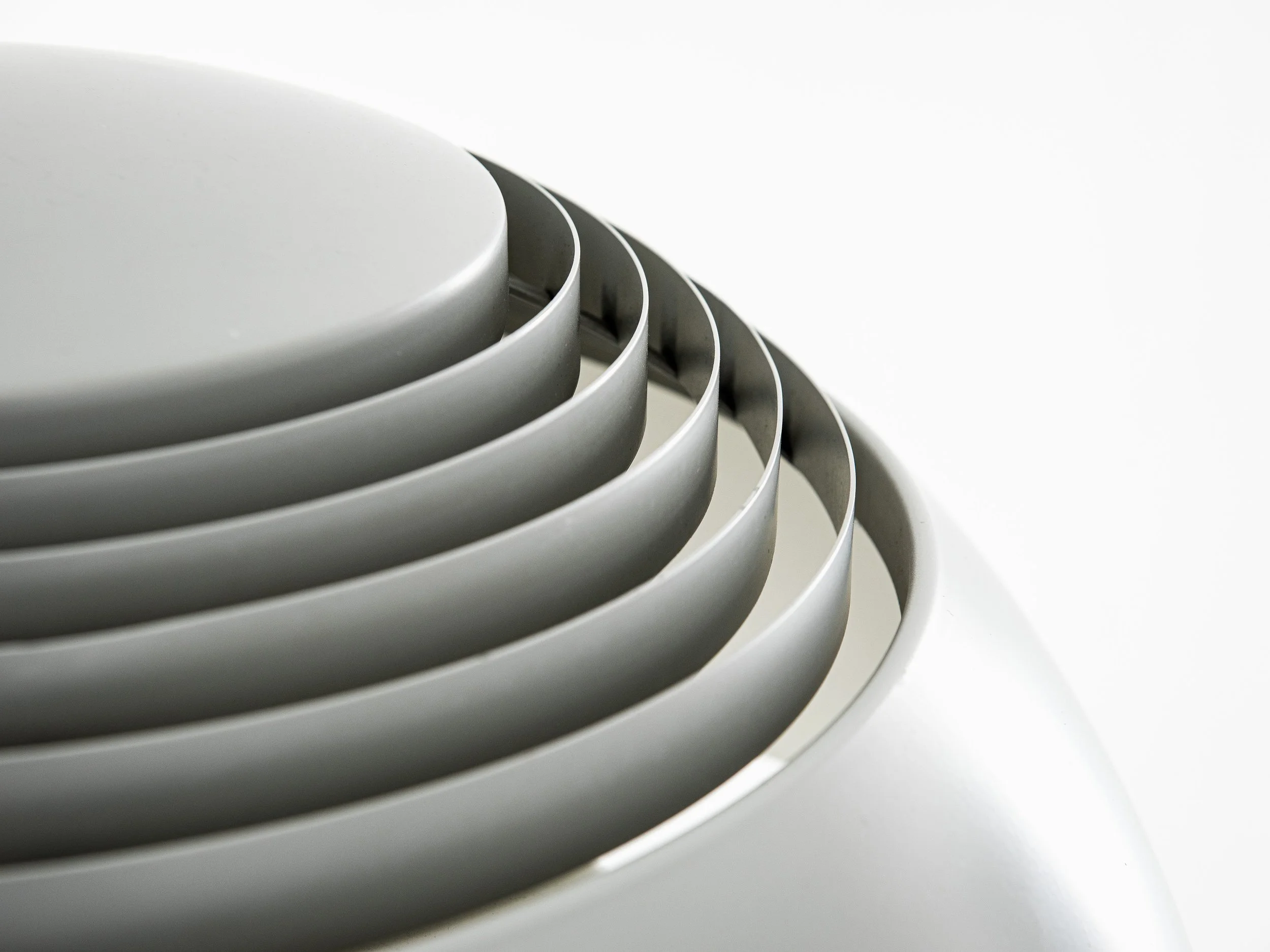 AJ Royal lamp in light grey by Arne Jacobsen for Louis Poulsen 