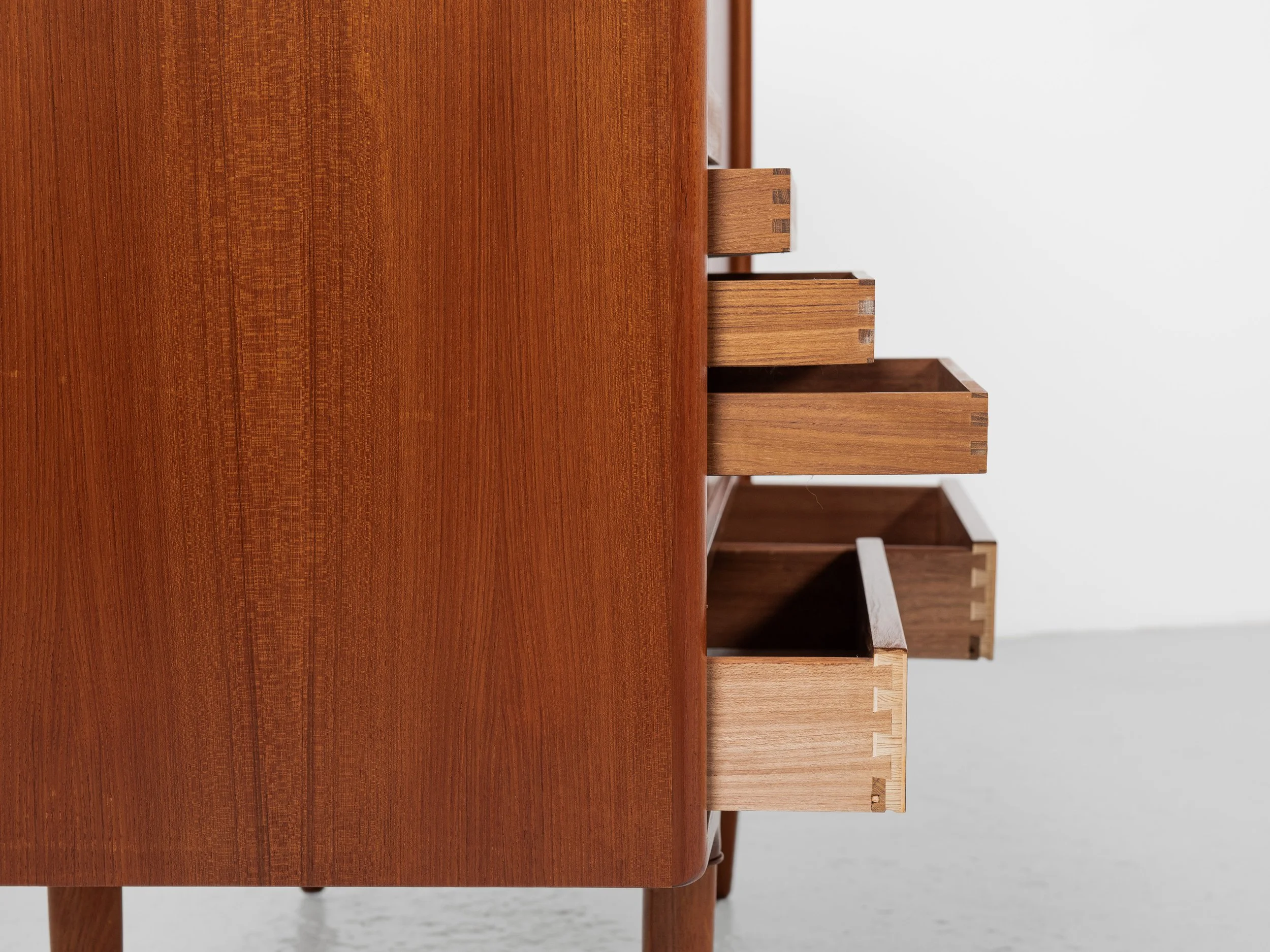 Midcentury Danish higher cabinet in teak by Axel Christensen for 
