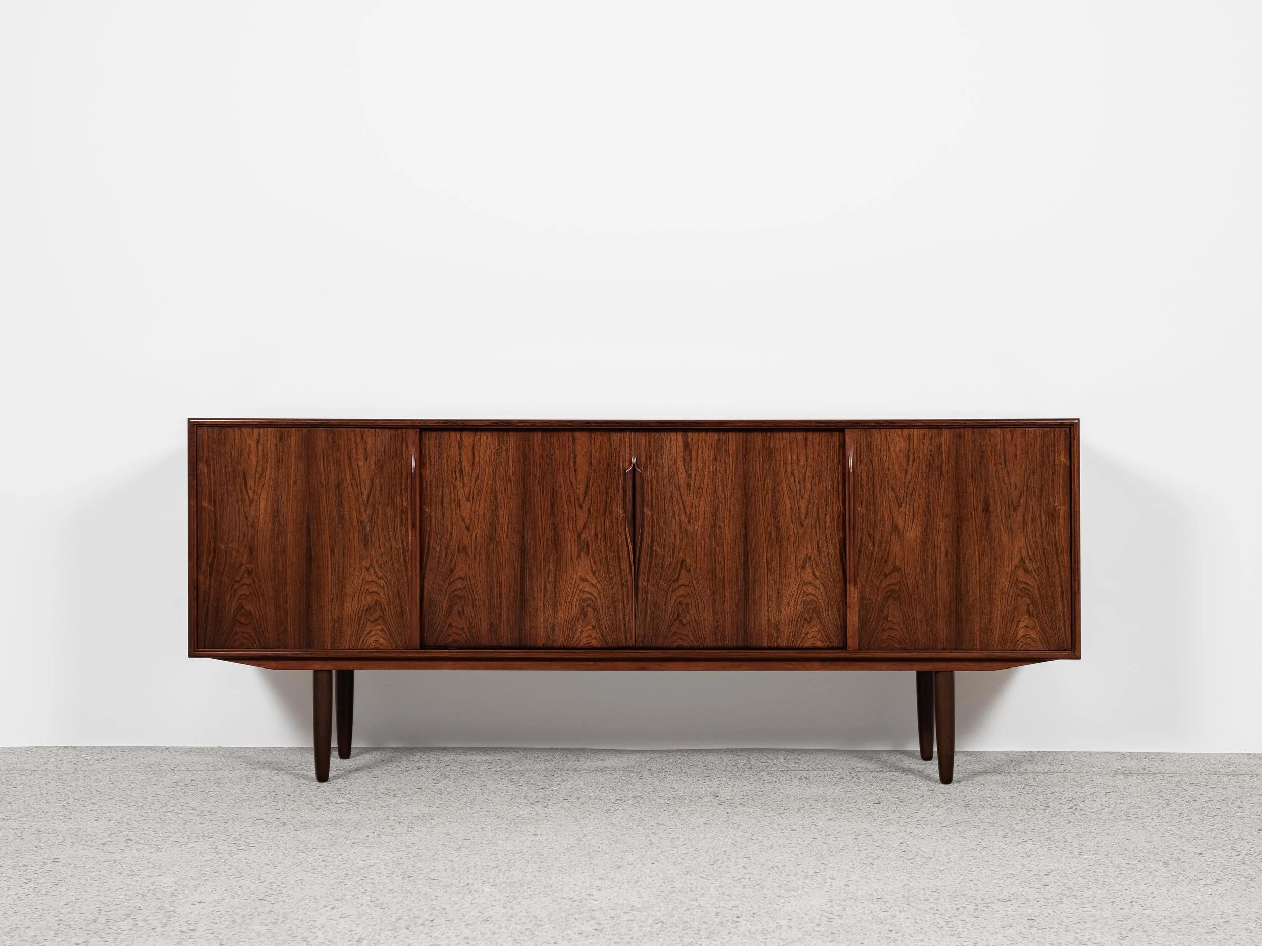 Midcentury Danish sideboard in rosewood by Axel Christensen for ACO Møbler 1960s