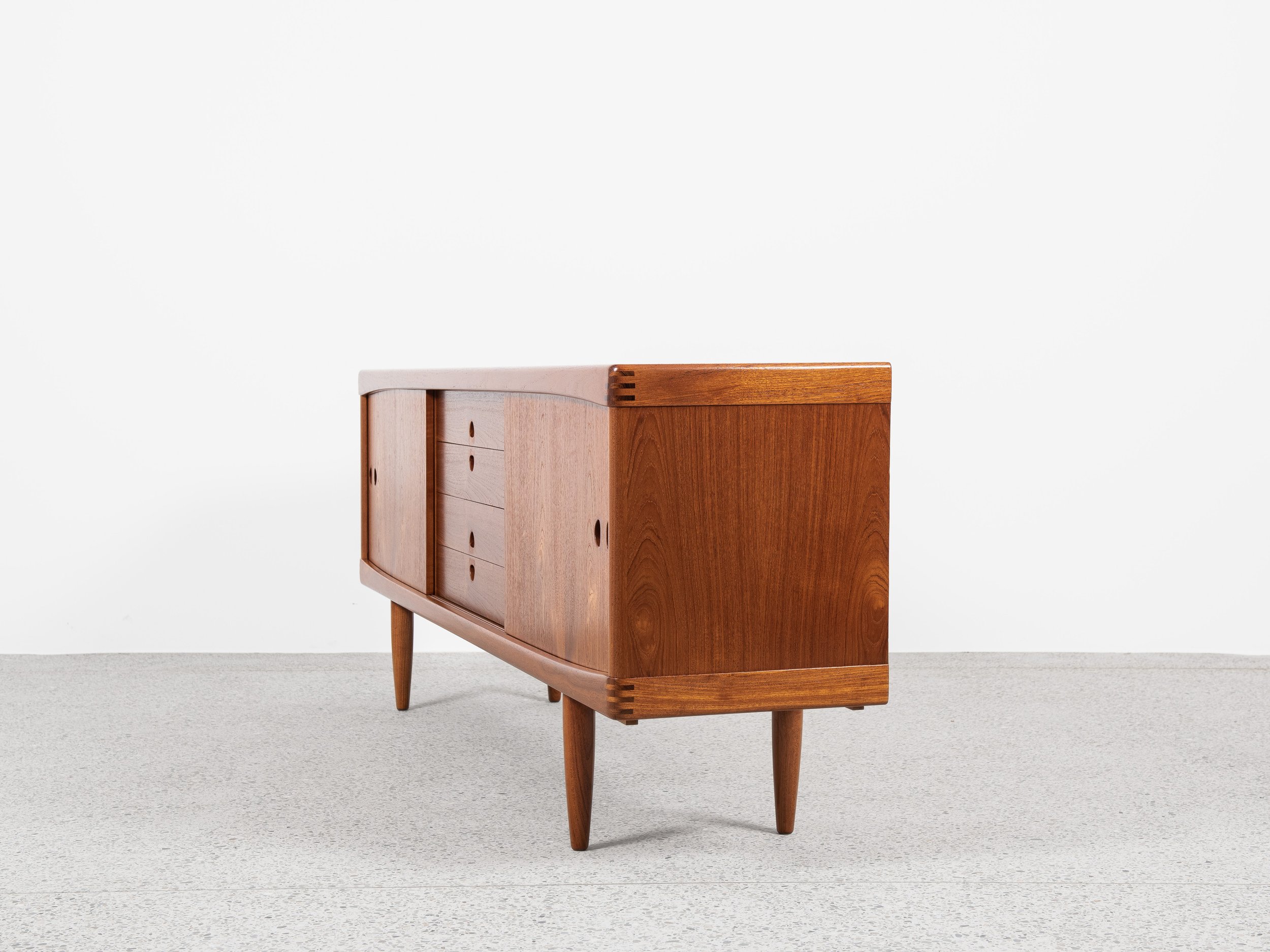 Midcentury Danish sideboard in teak by HW Klein for Bramin 1960s