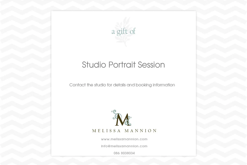 Studio Portrait Session Voucher — Melissa Mannion Photography