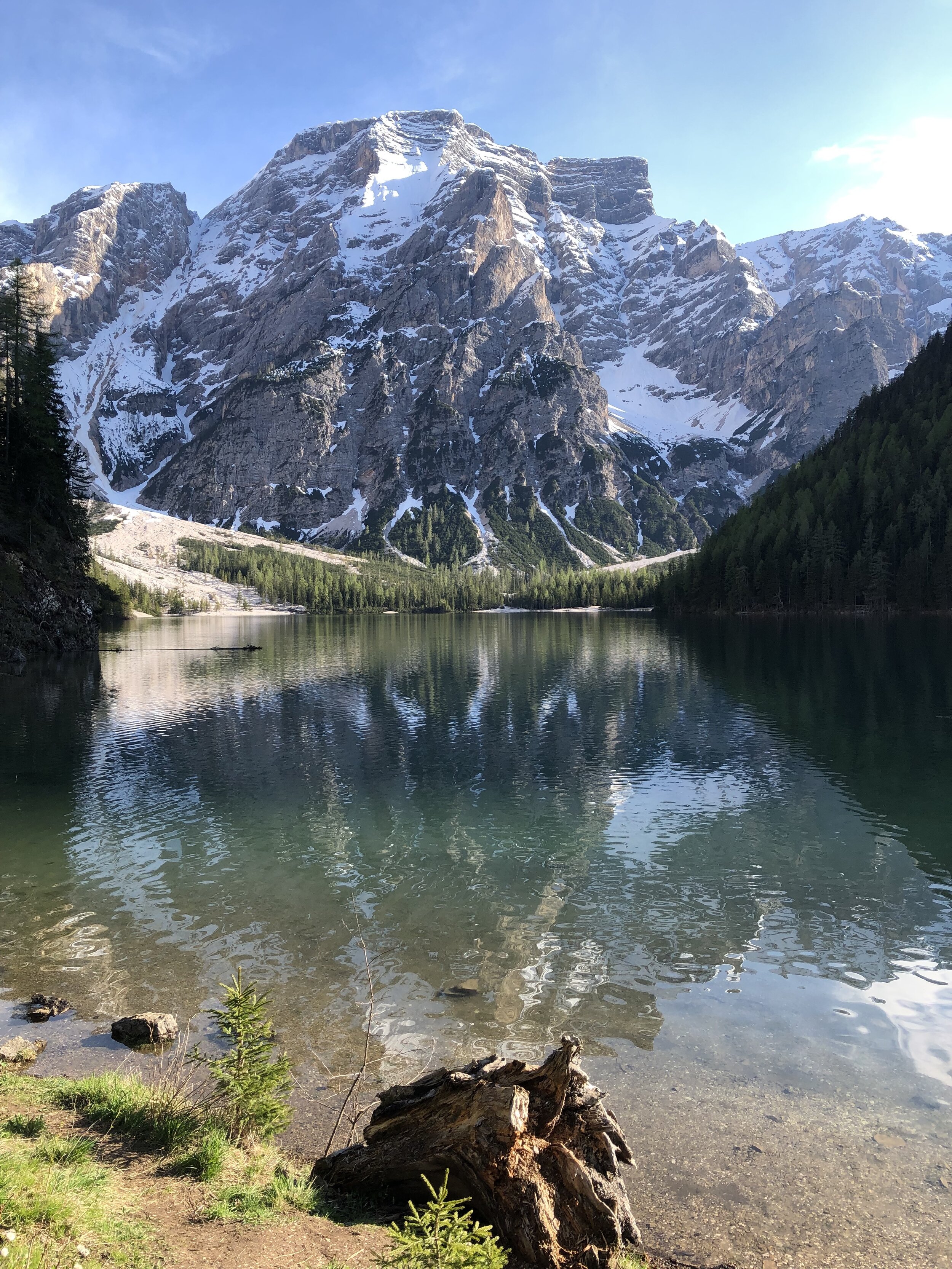 Lago Di Braies in the dolomites, Italy