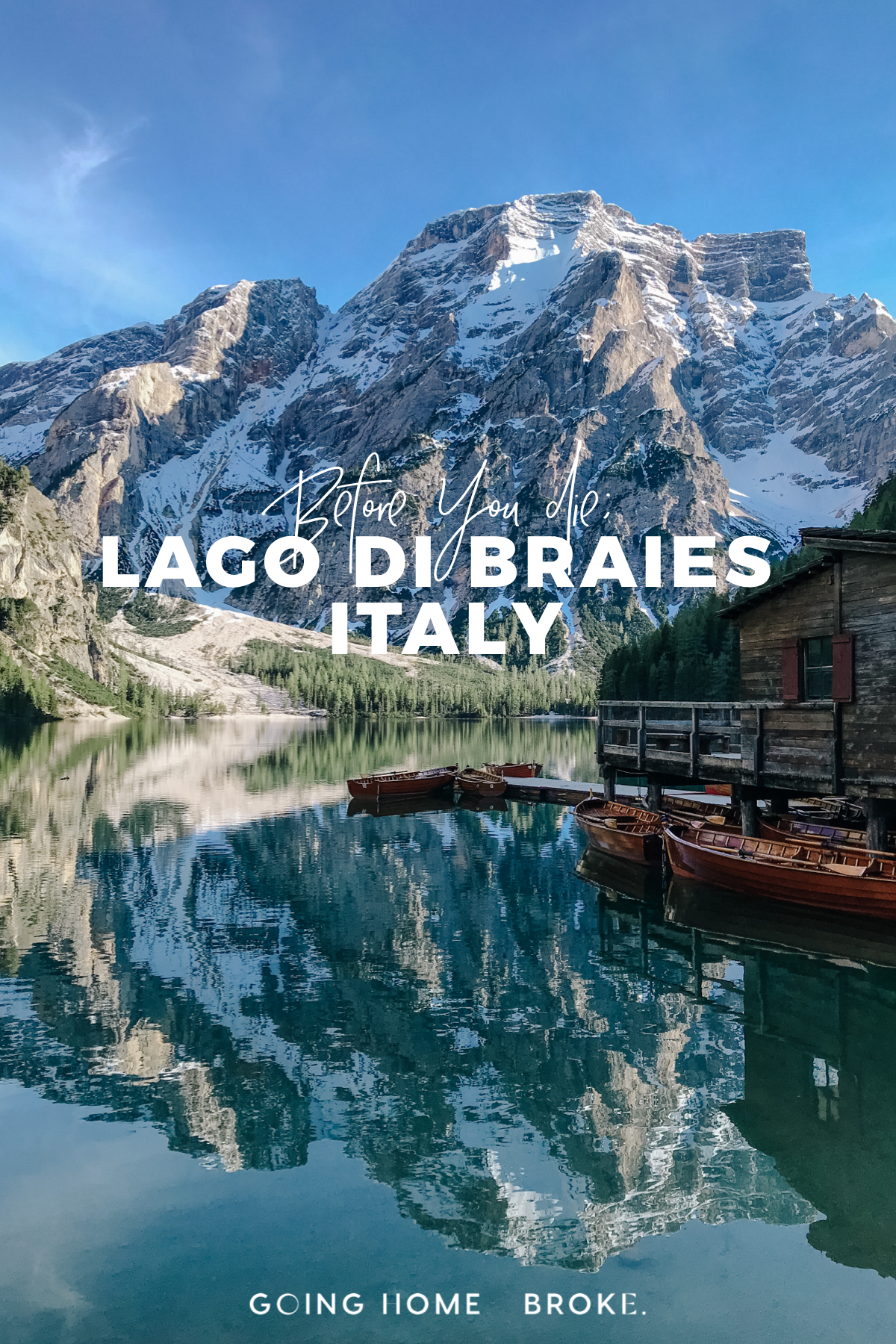 lago di braies italy