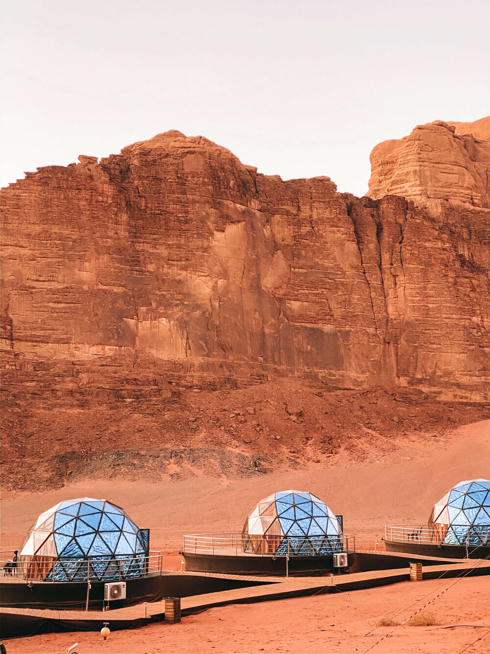 desert camp wadi rum jordan