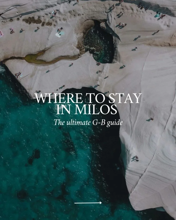 If you&rsquo;ve been following us for even a little while, you probably already know how much we love Milos. Over our visits, we&rsquo;ve discovered some incredible places to stay, and these are a few of our favourites. While we haven&rsquo;t stayed 