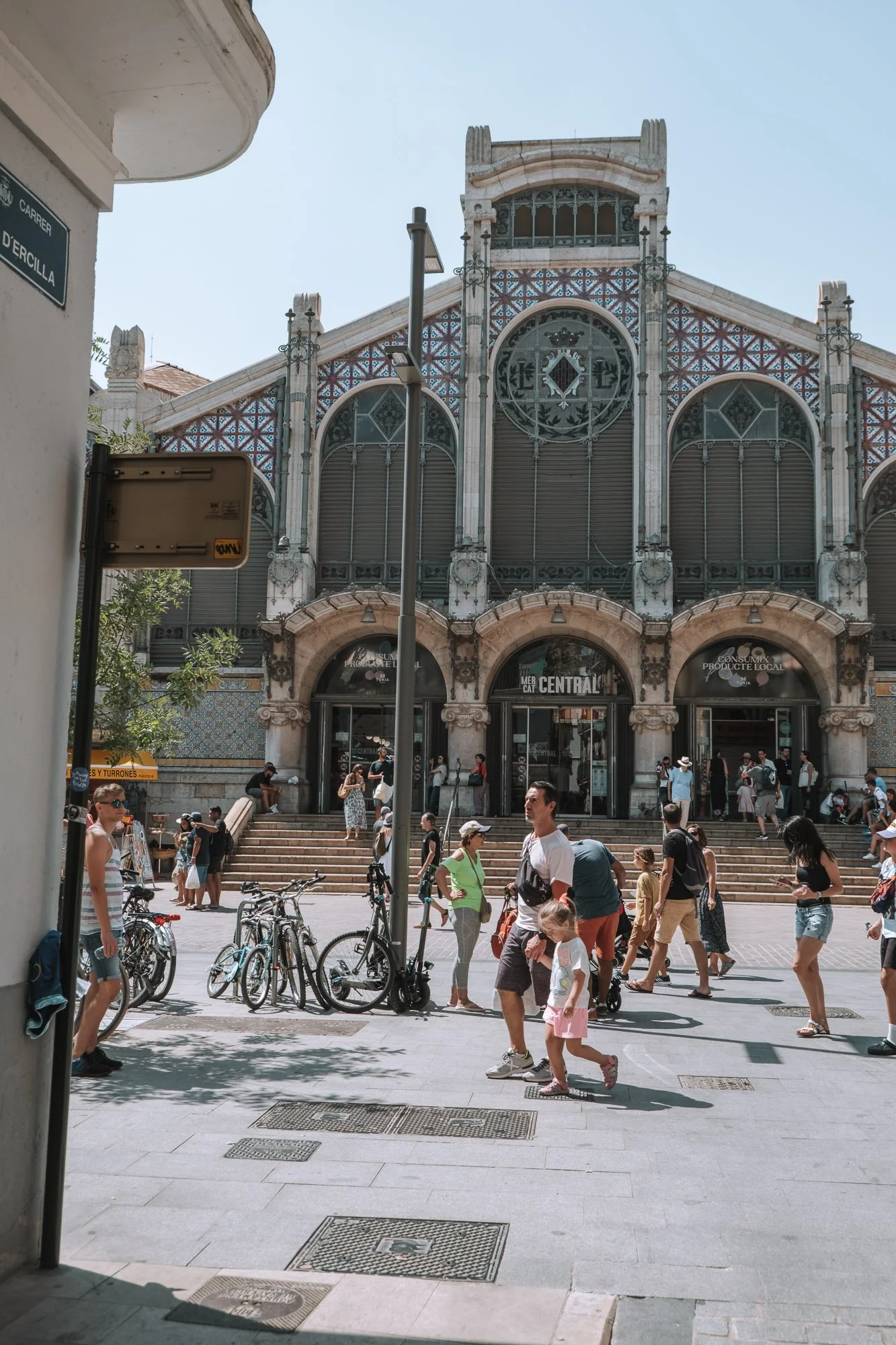 Valencia central market spain