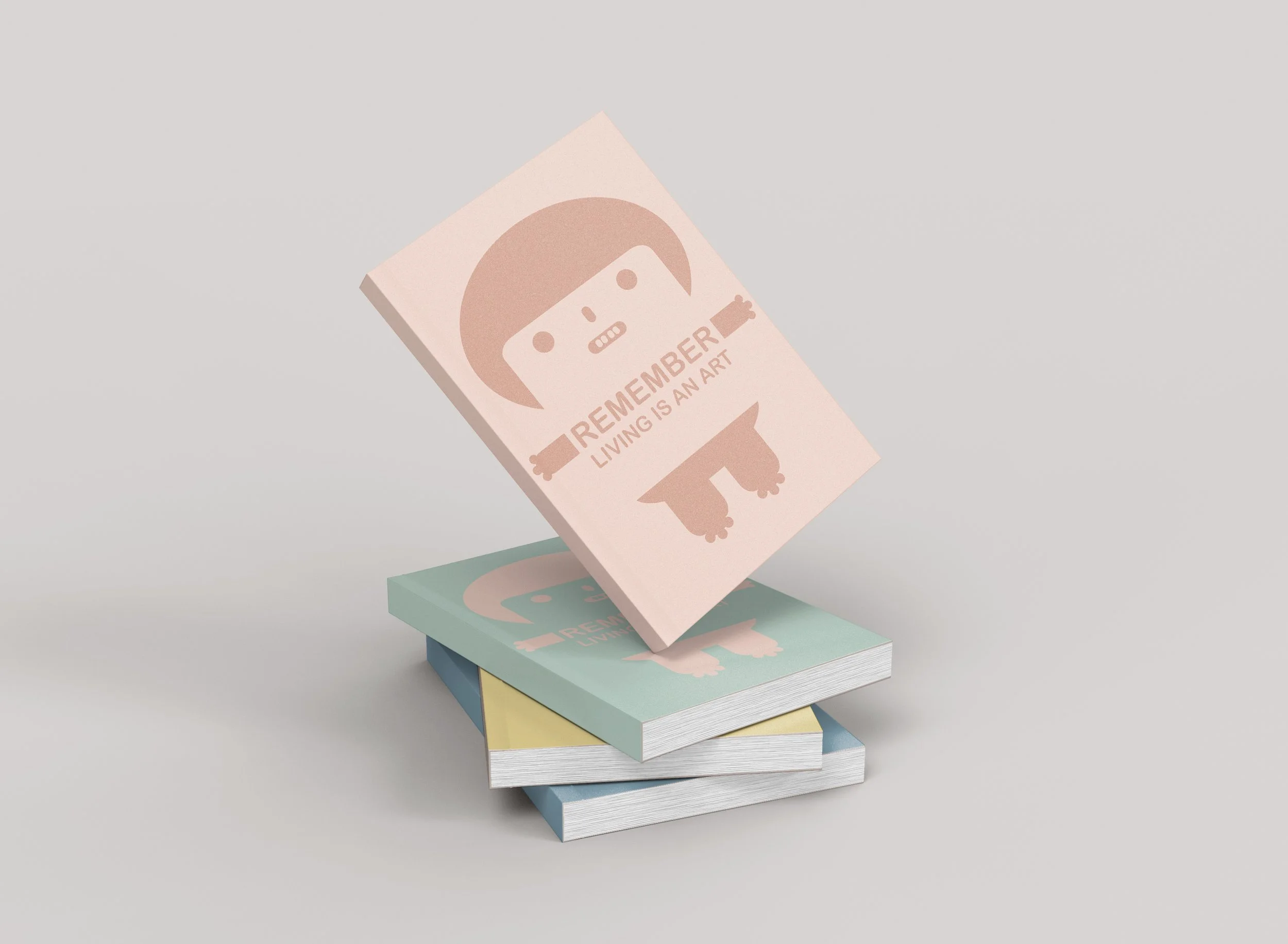  Eksempler på korleis teikningane kan brukast på bokomslag 