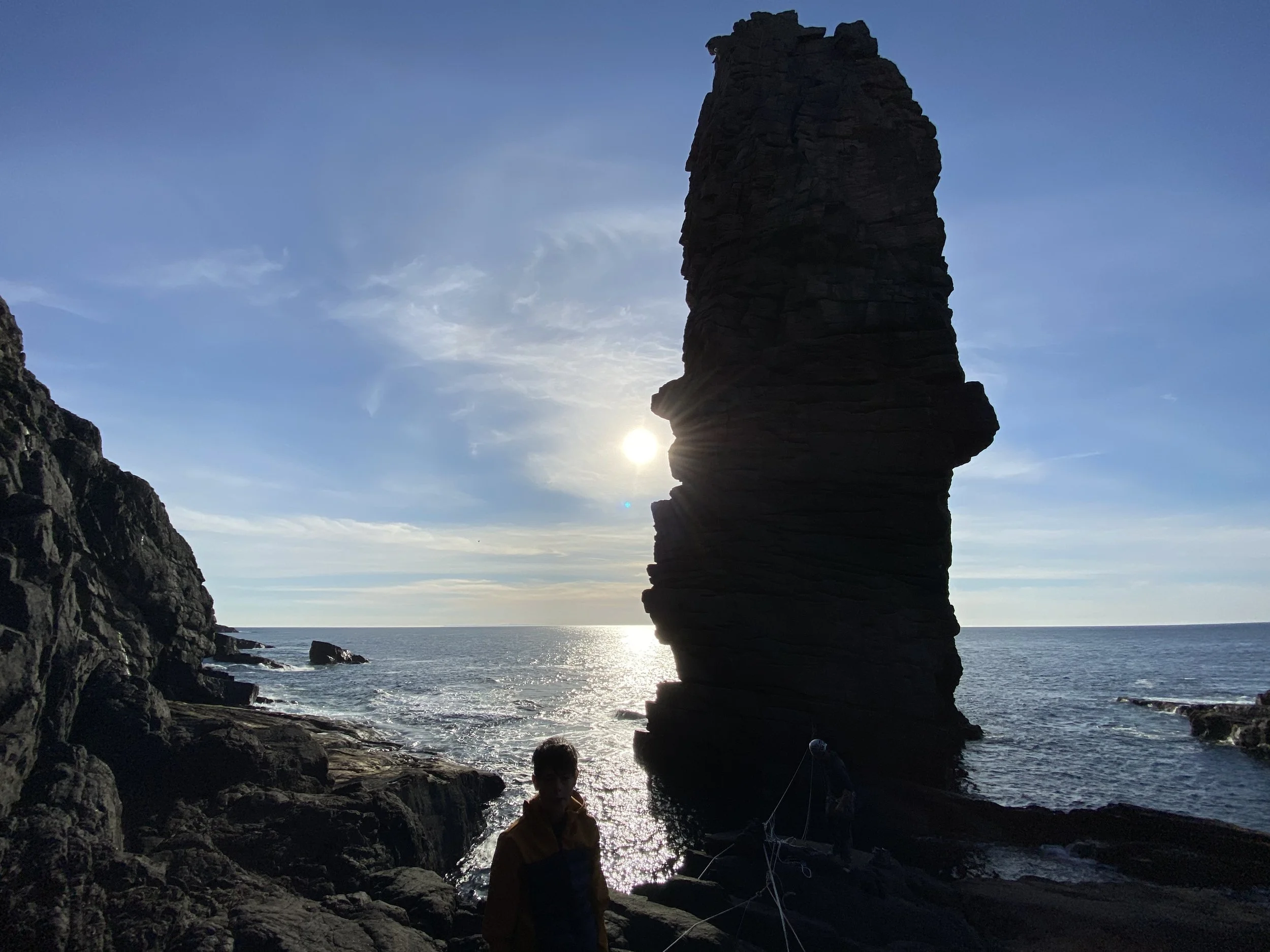 Climbing The Old Man of Stoer