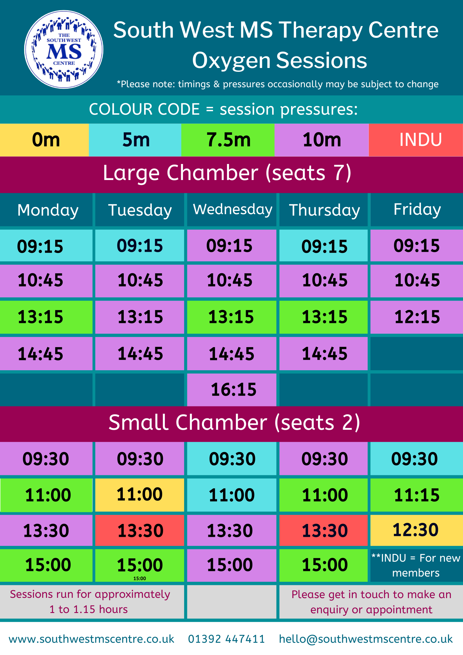 Oxygen Therapy — South West MS Therapy Centre