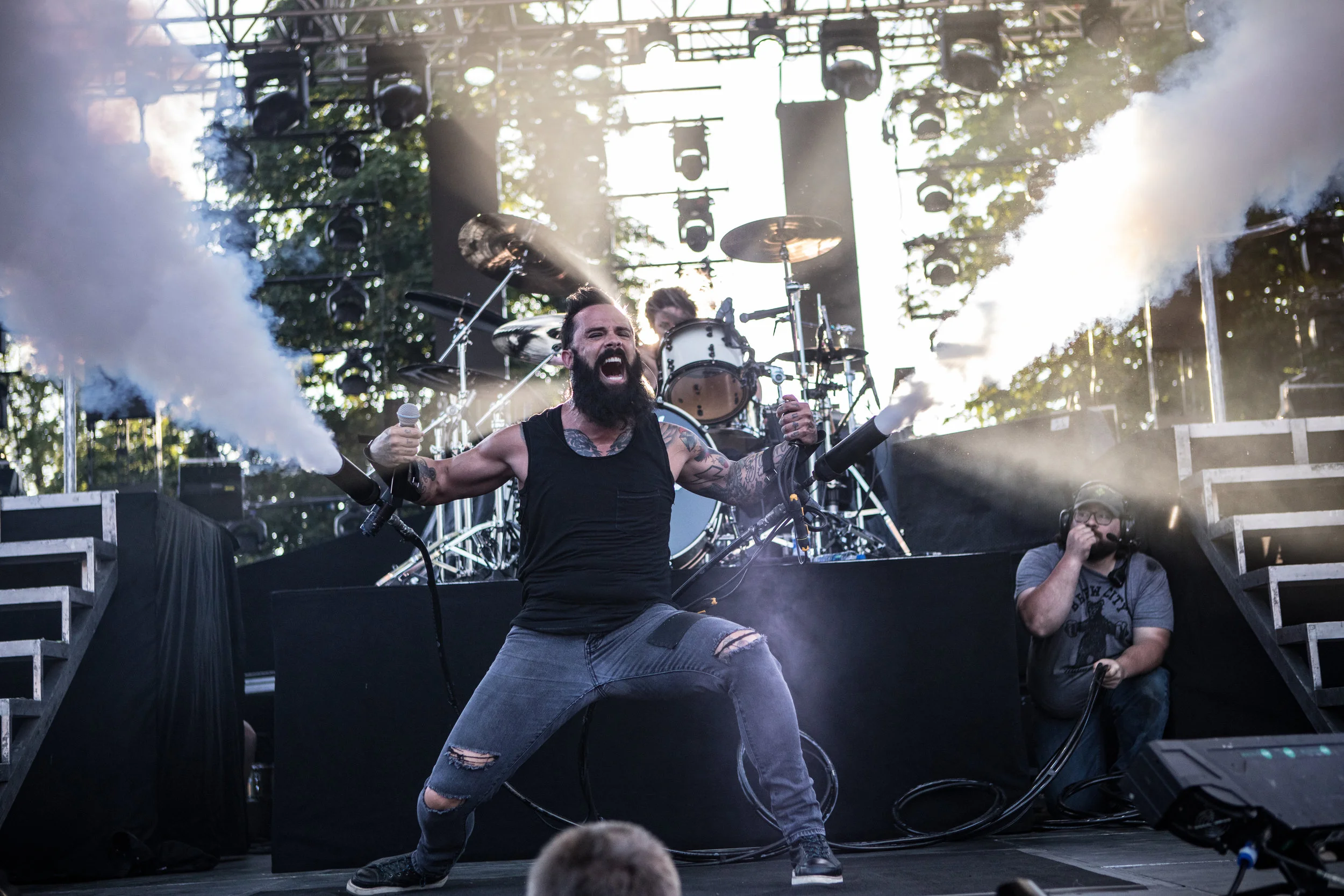 Skillet at Inkcarceration Festival July 12, 2019 Photo Credit: Tyler Neading Film and Photography Instagram: @tneading