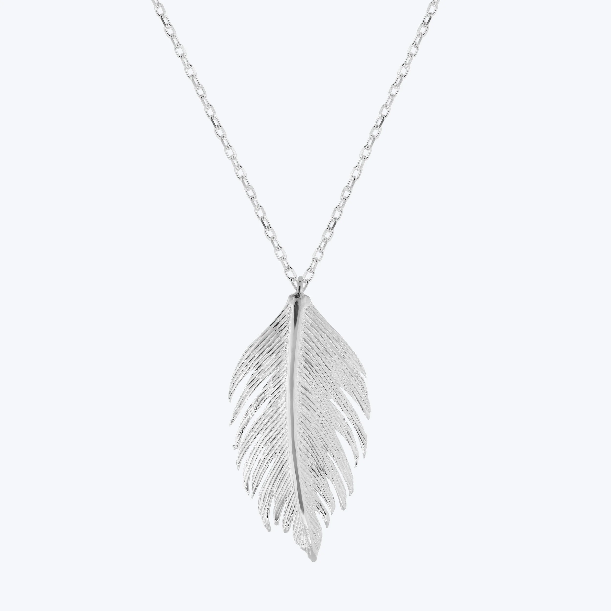 Feather Pendant Necklace