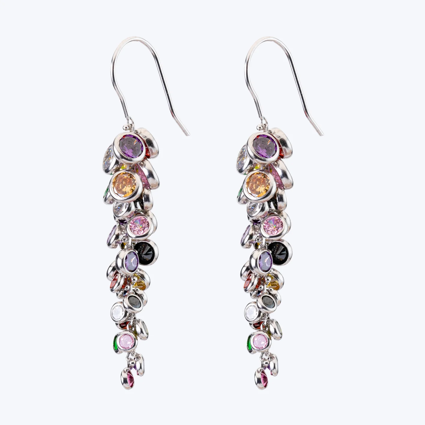 Grape Drop Earrings