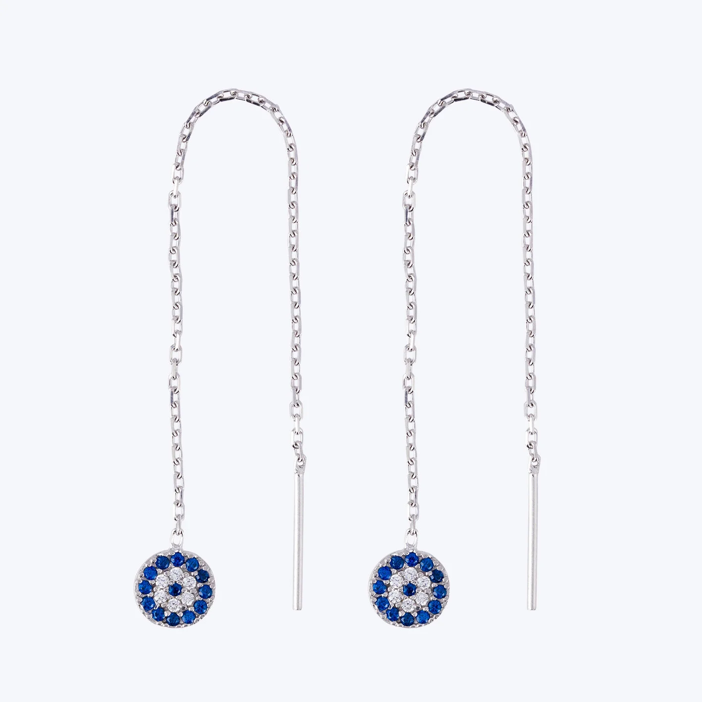 Evil-eye Chain drop Earrings