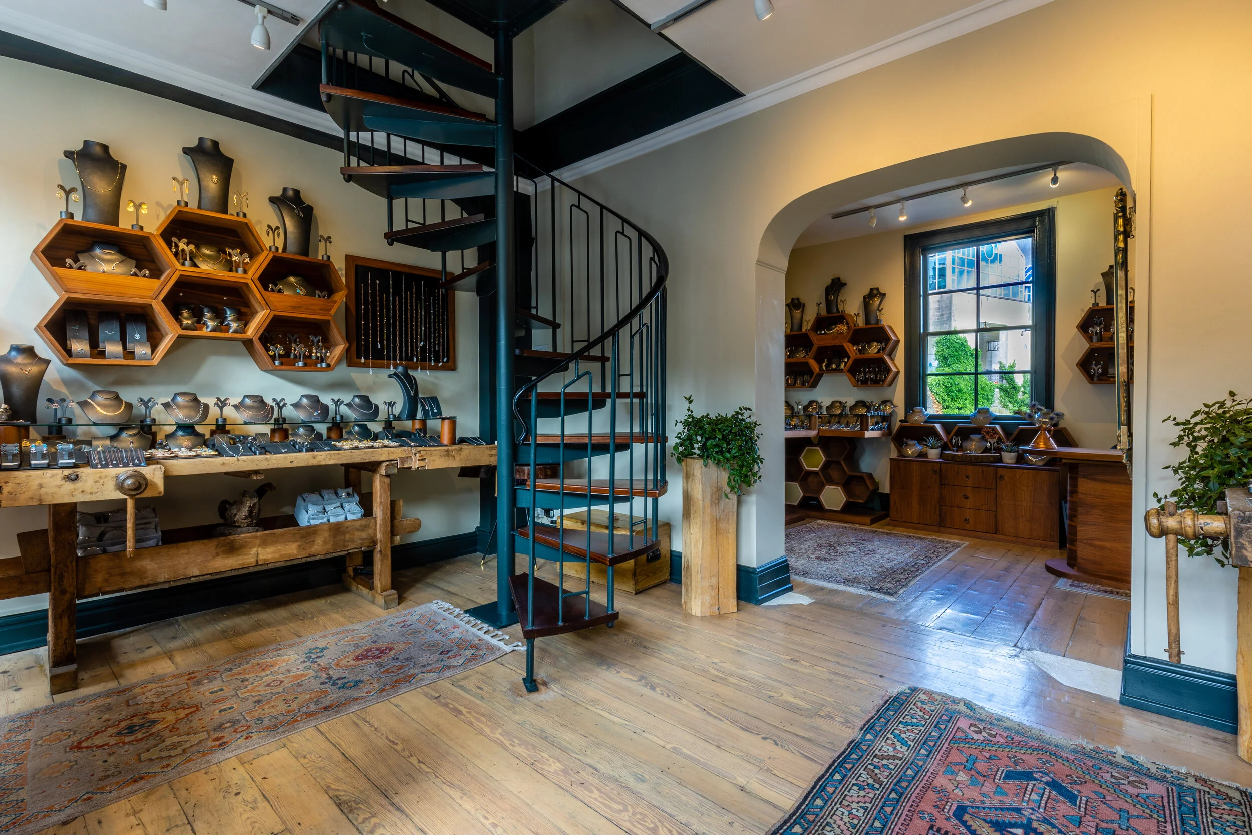 An independent silver jewellery shop