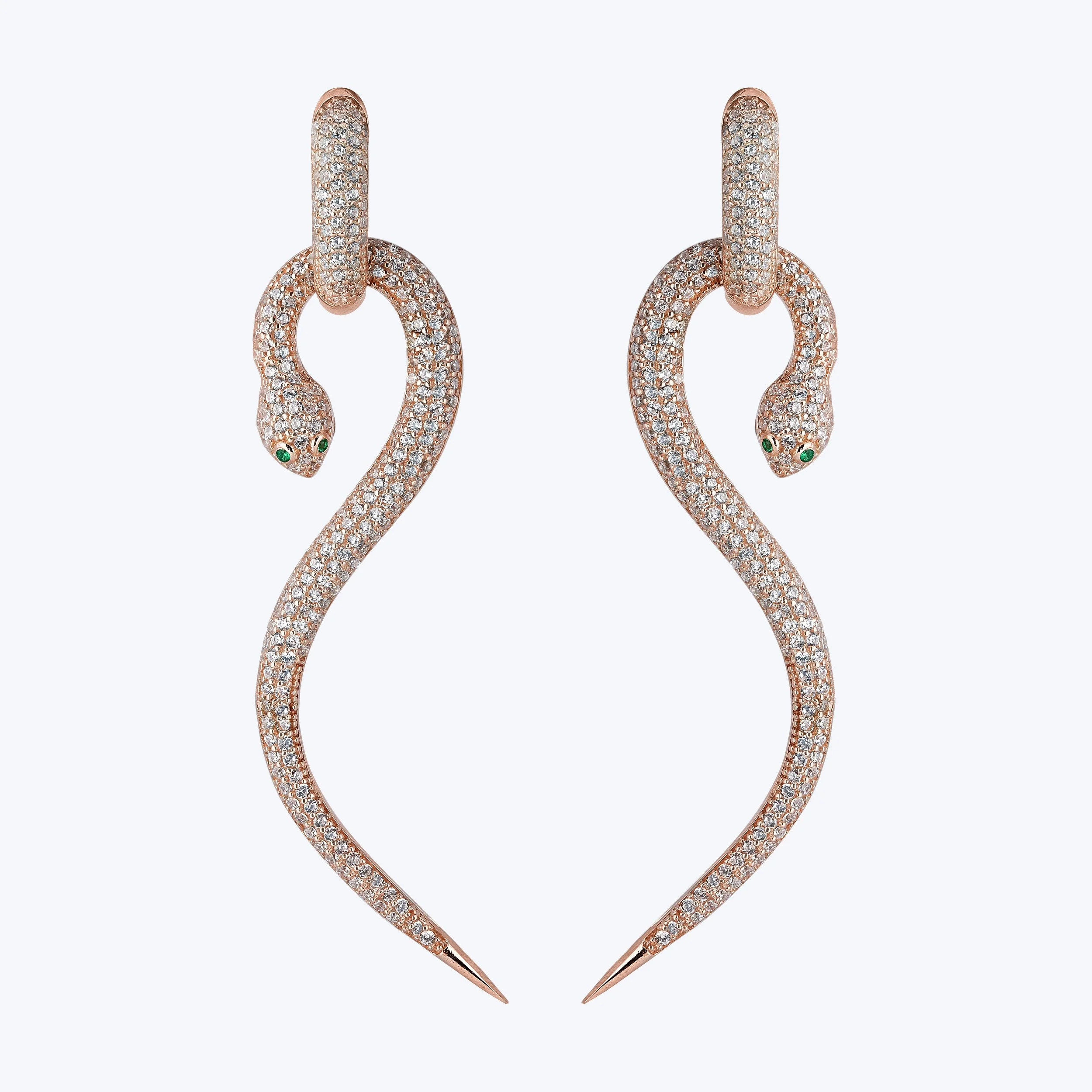 Snake Drop Earrings