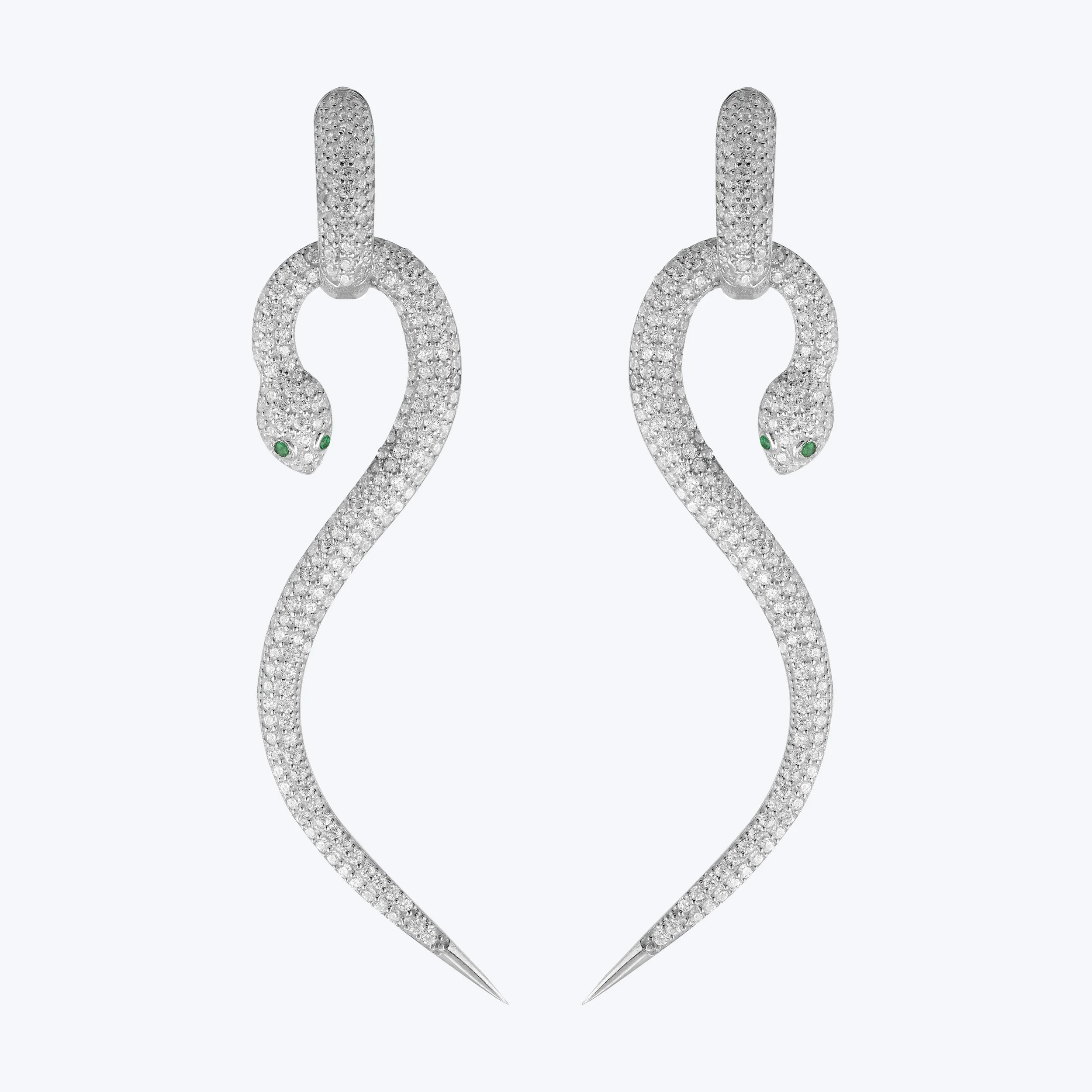 Snake Drop Earrings