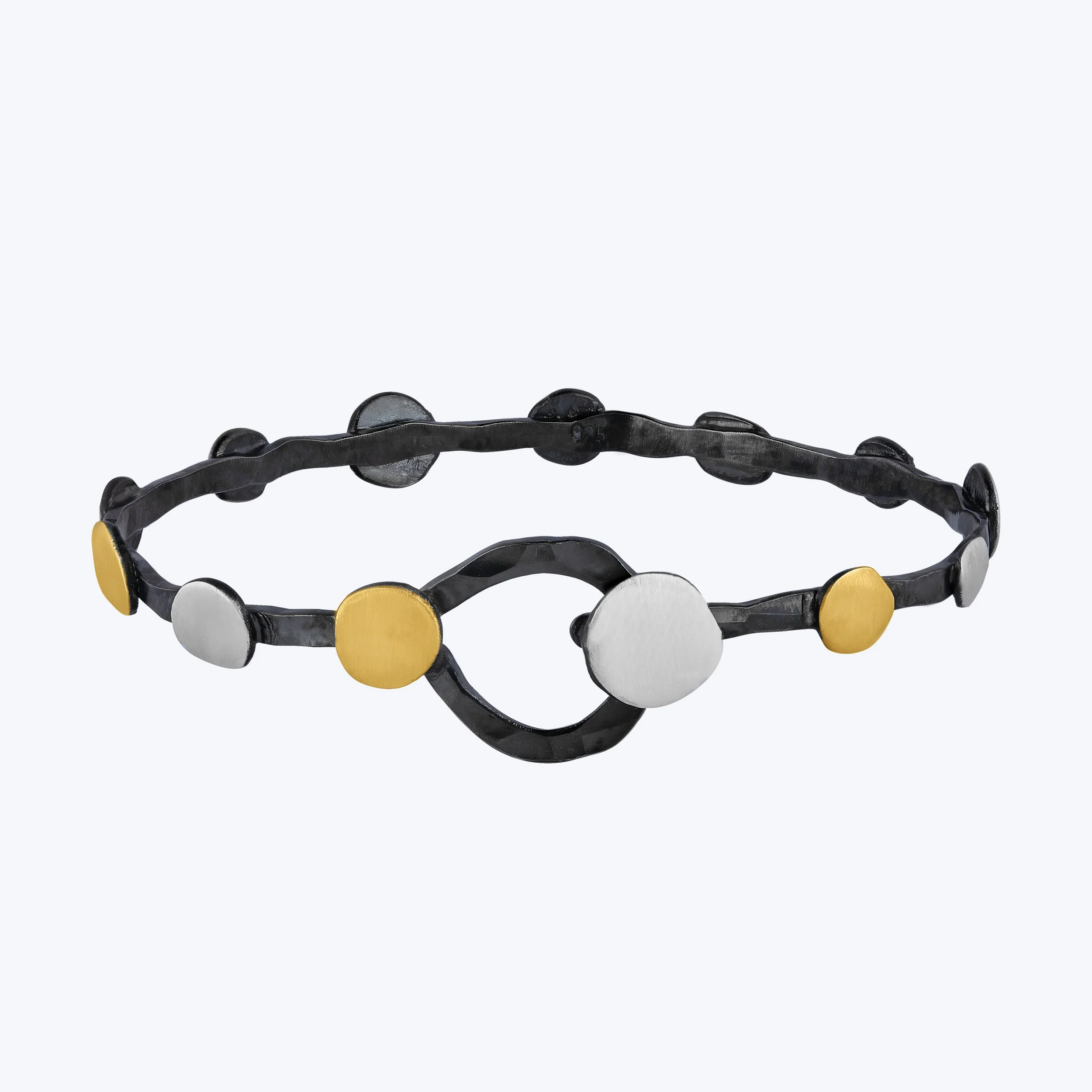 Tri-Colour Arc Bangle