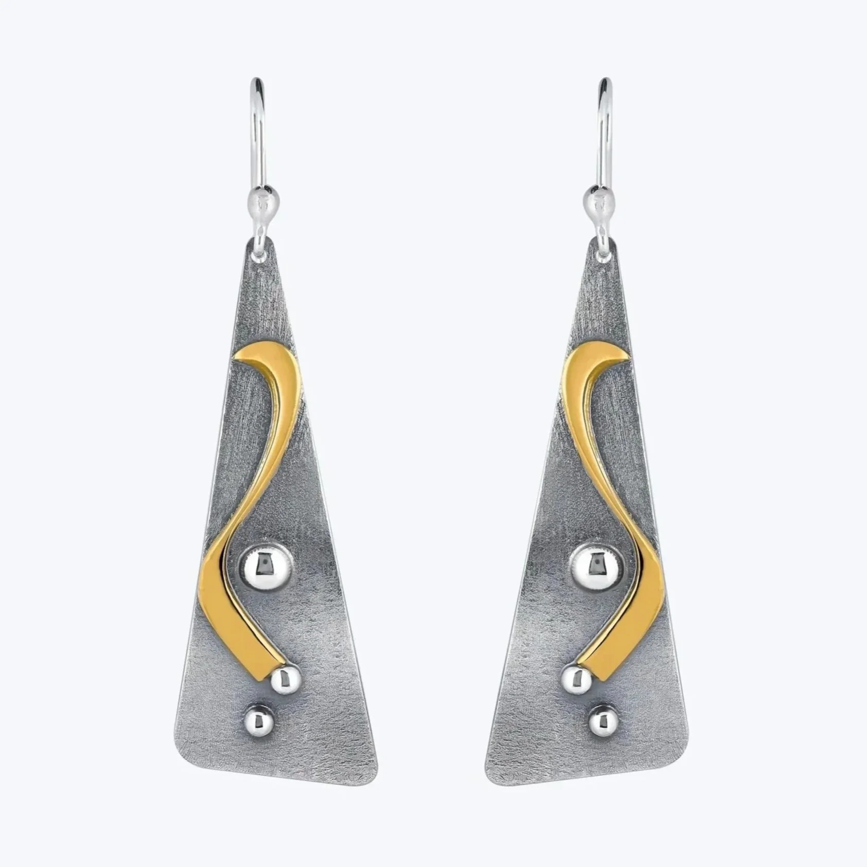 Tri-color beaded Earrings