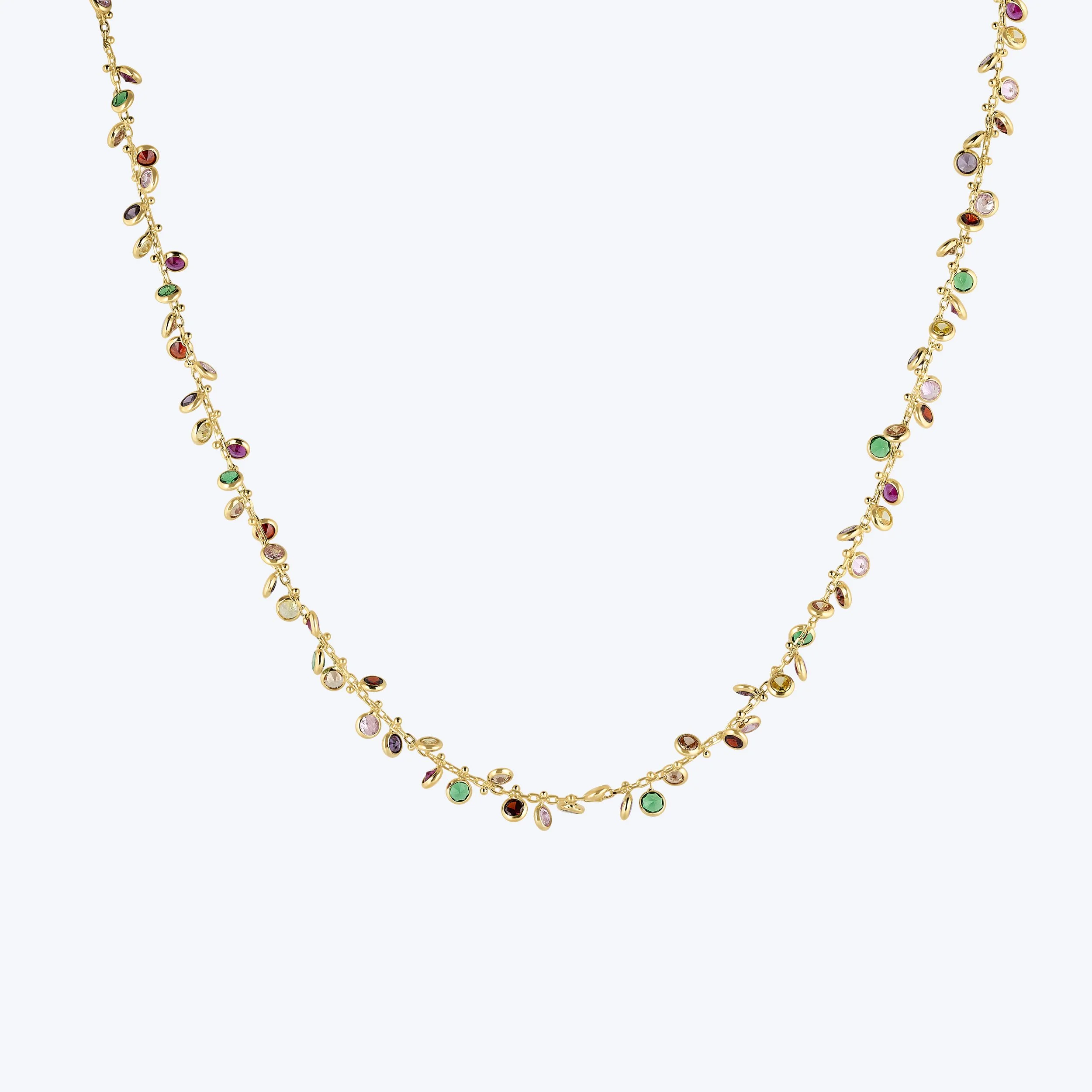 Rainbow Chain Necklace