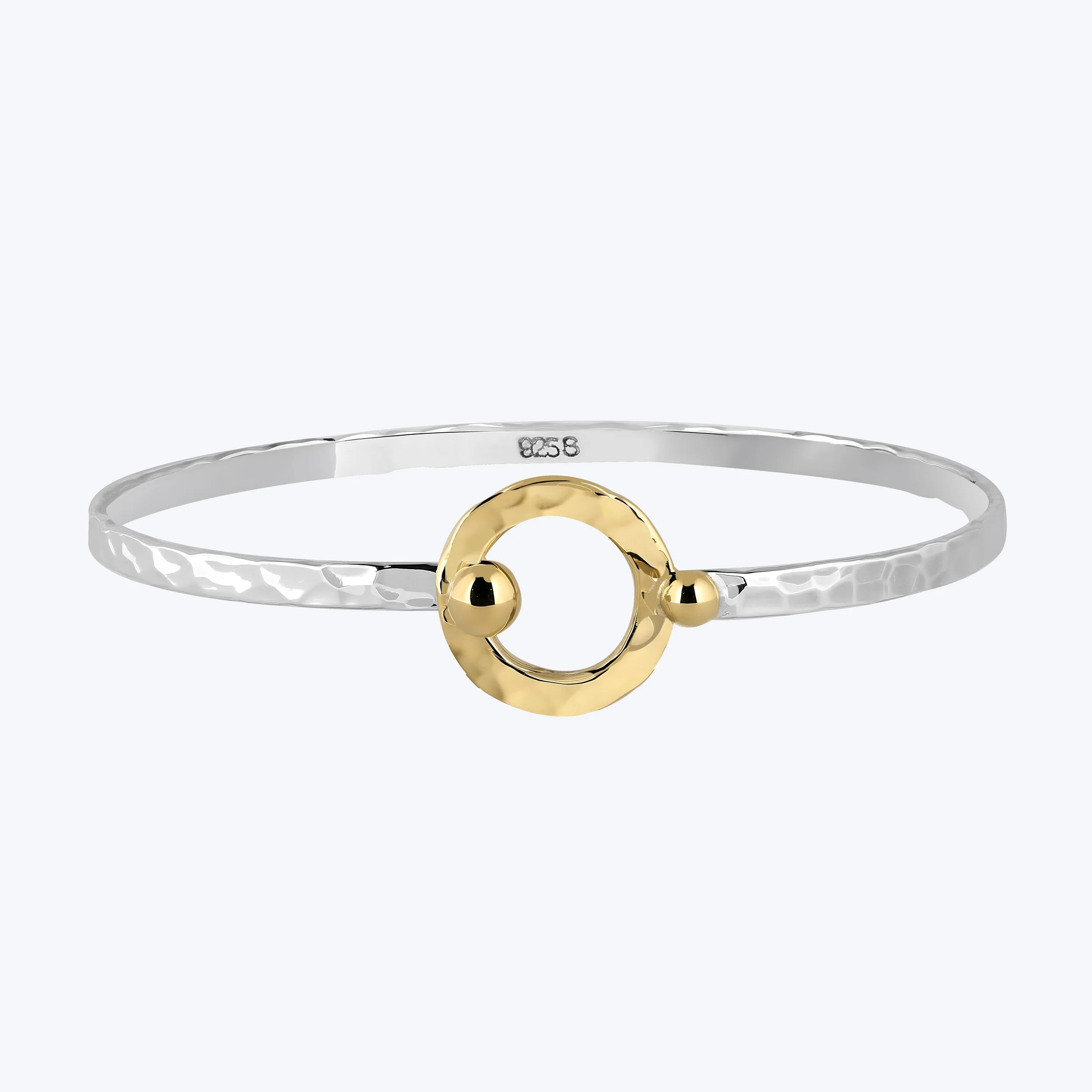 Hammered Knot Bangle