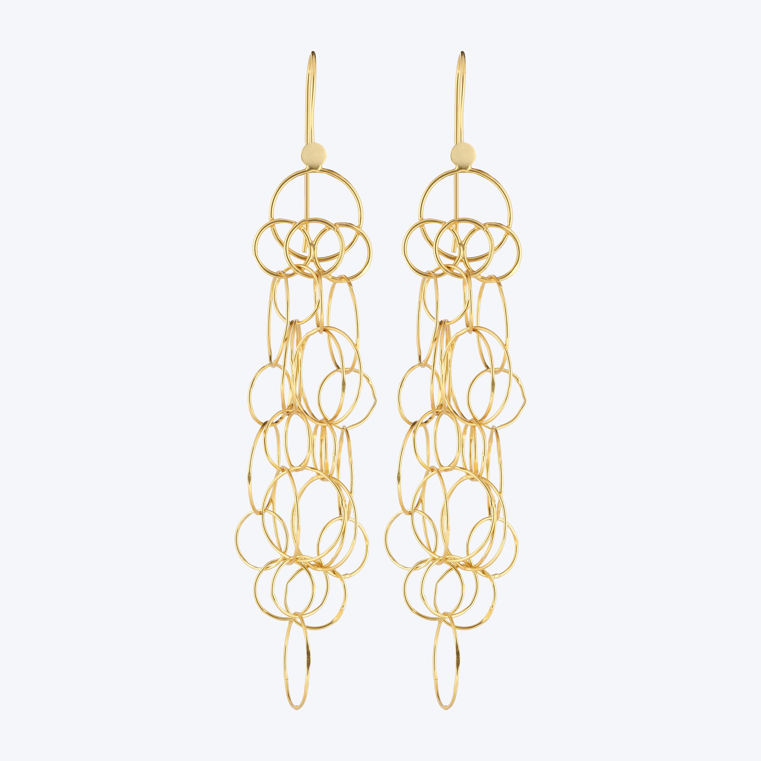 Cascade Circle Earrings