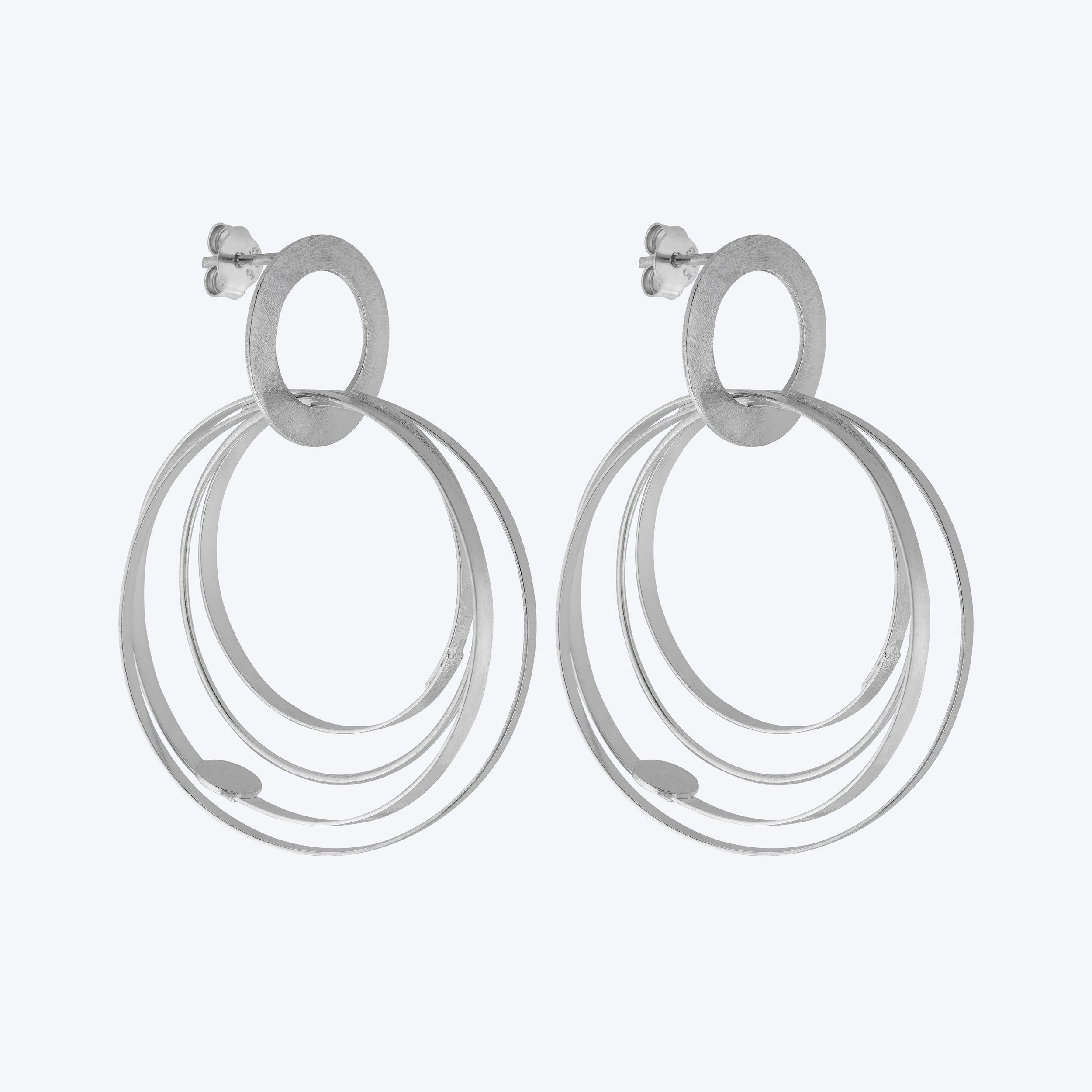 Concentric Hoop Earrings