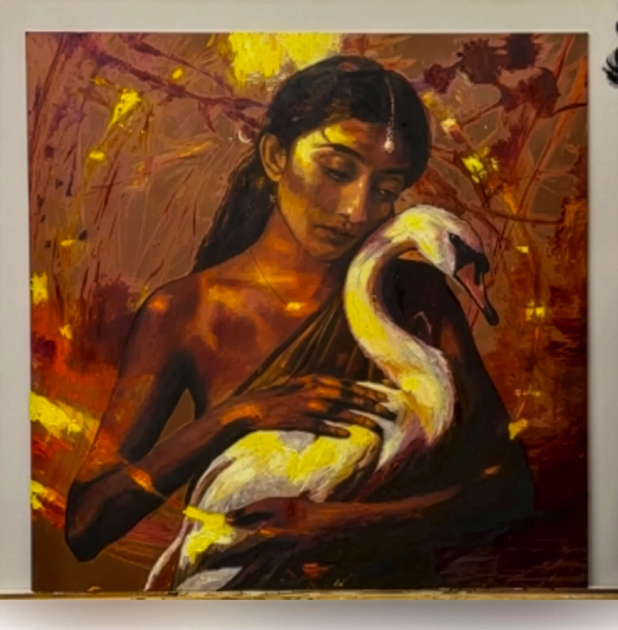 Damayanti, 2025 · Oil on copper