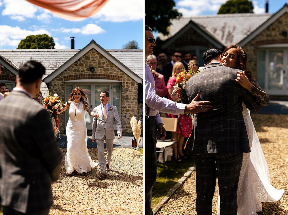 Hope Farm wedding photography with smoke bombs and festival vibe_0028.jpg