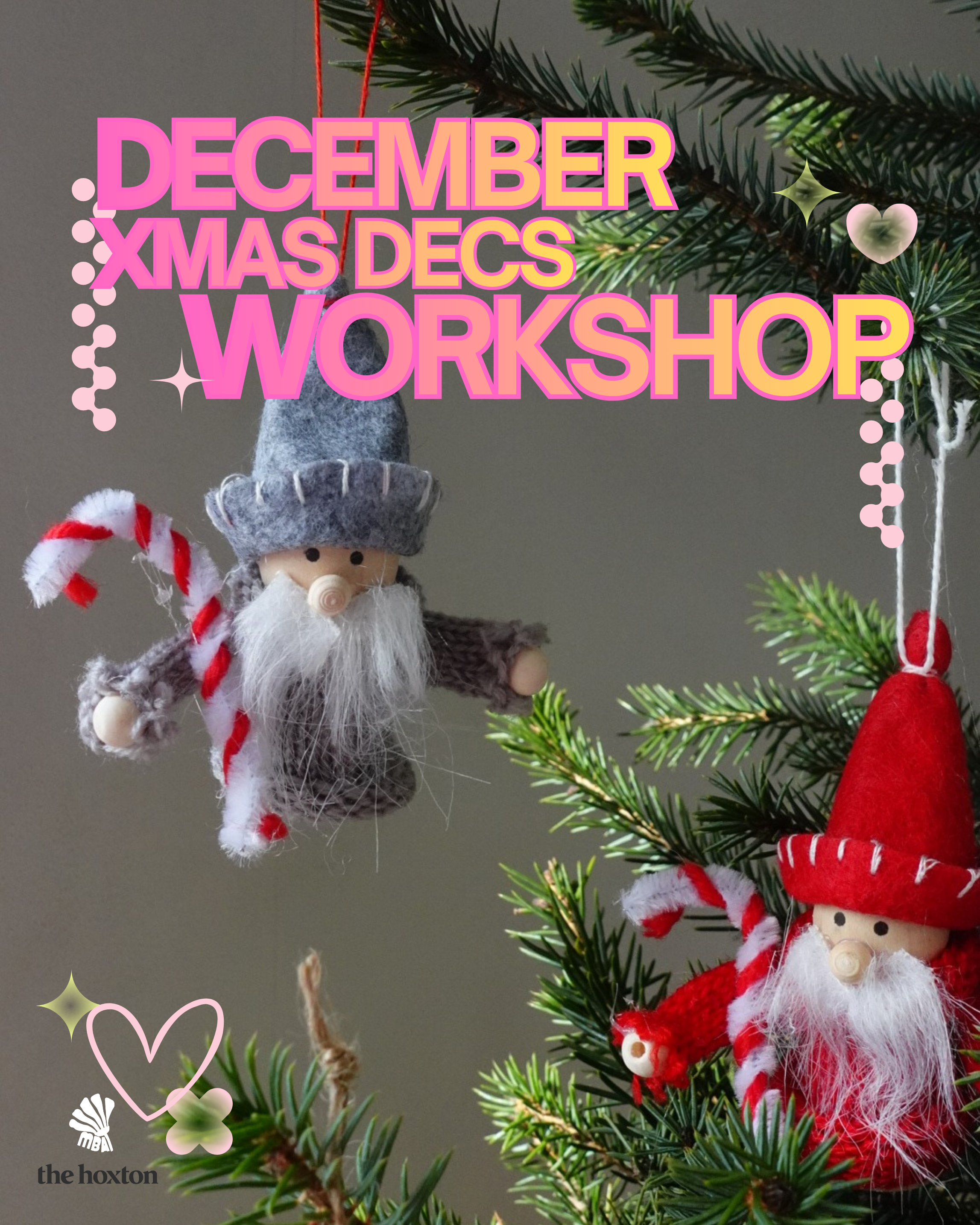 DECEMBER XMAS DEC WORKSHOP
