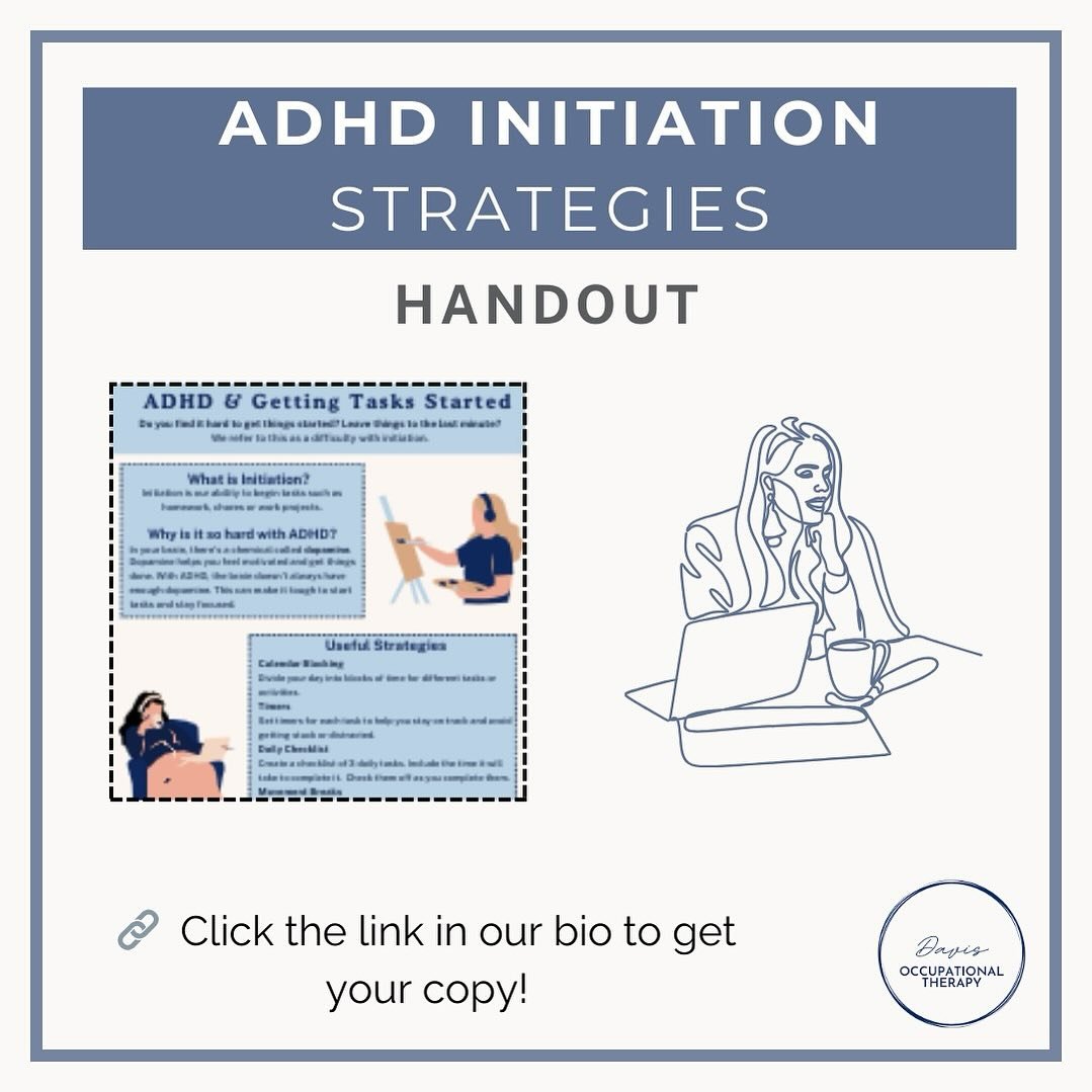 Do you know someone with ADHD? 
Most likely you do!
Does that person struggle with getting tasks started even if they want to? Leave things to the last minute?

Click the link in our profile or head to the website to score a copy of our newest resour