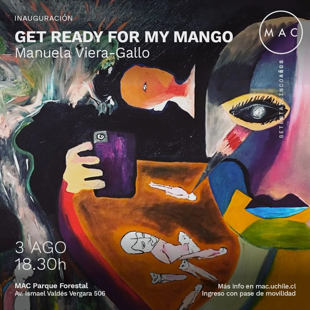 "Get ready for my mango" Manuela Viera-Gallo en MAC