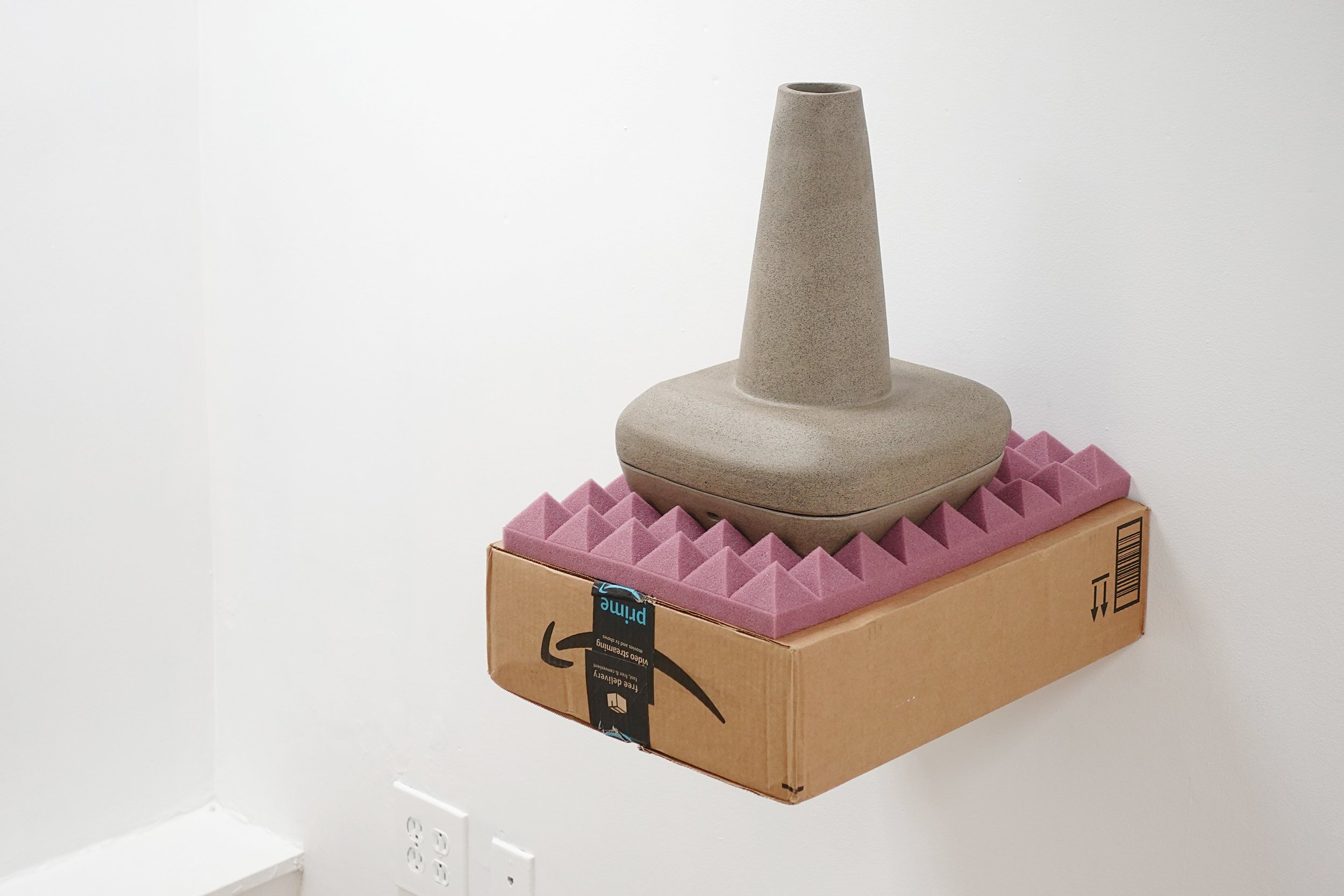 Ceramic Cone on Amazon Box