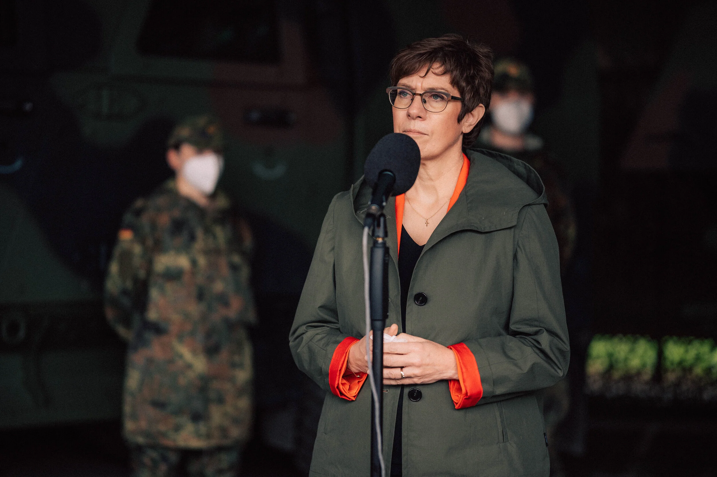 Besuch von Verteidigungsministerin Annegret Kramp-Karrenbauer beim ABC-Abwehrbataillon 750 "BADEN" [1/4]