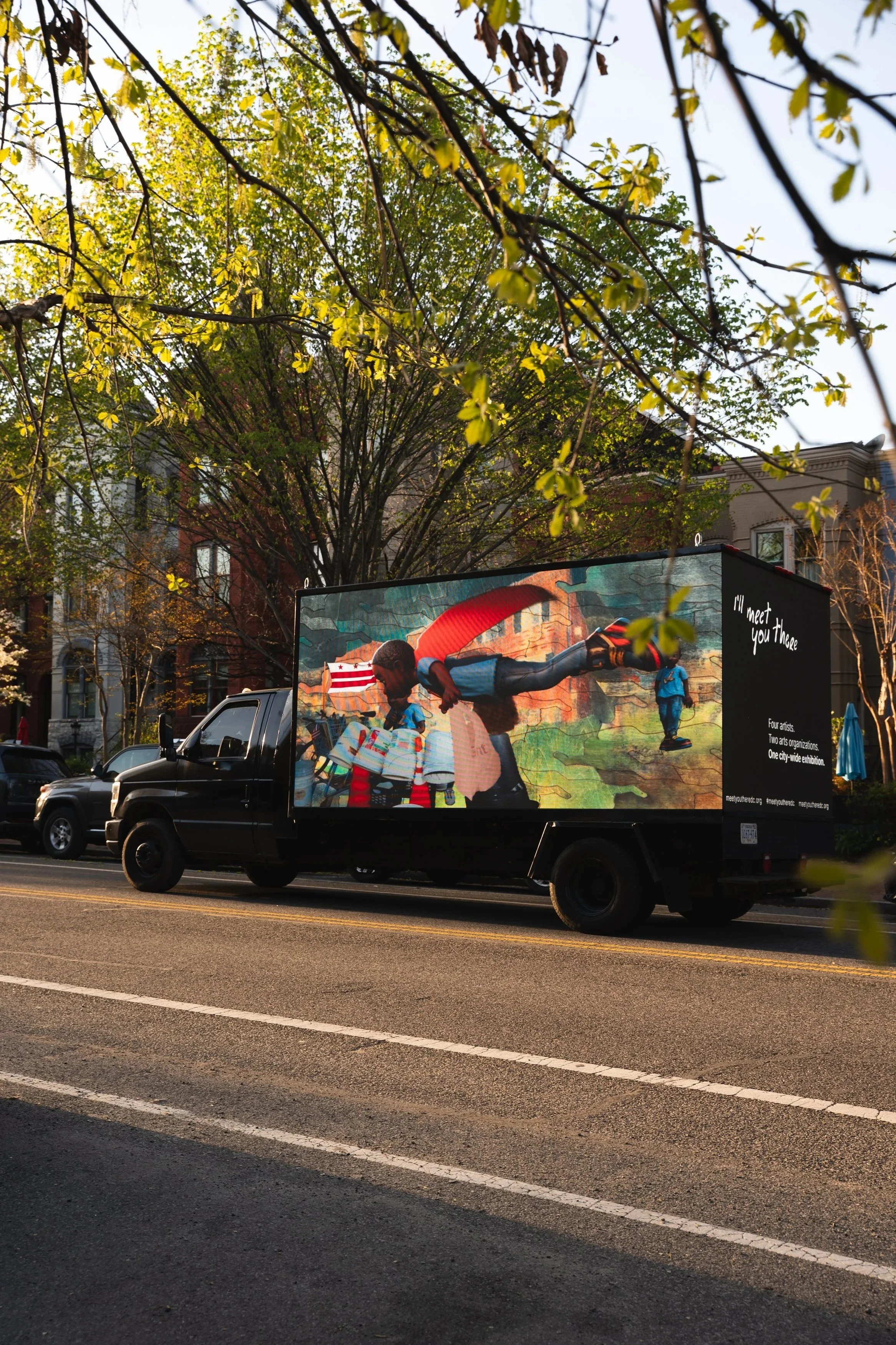 Reception and Artist Talk for "Man of the Sky" Video Truck by Jermaine "jET" Carter, part of "I'll meet you there" public art exhibition