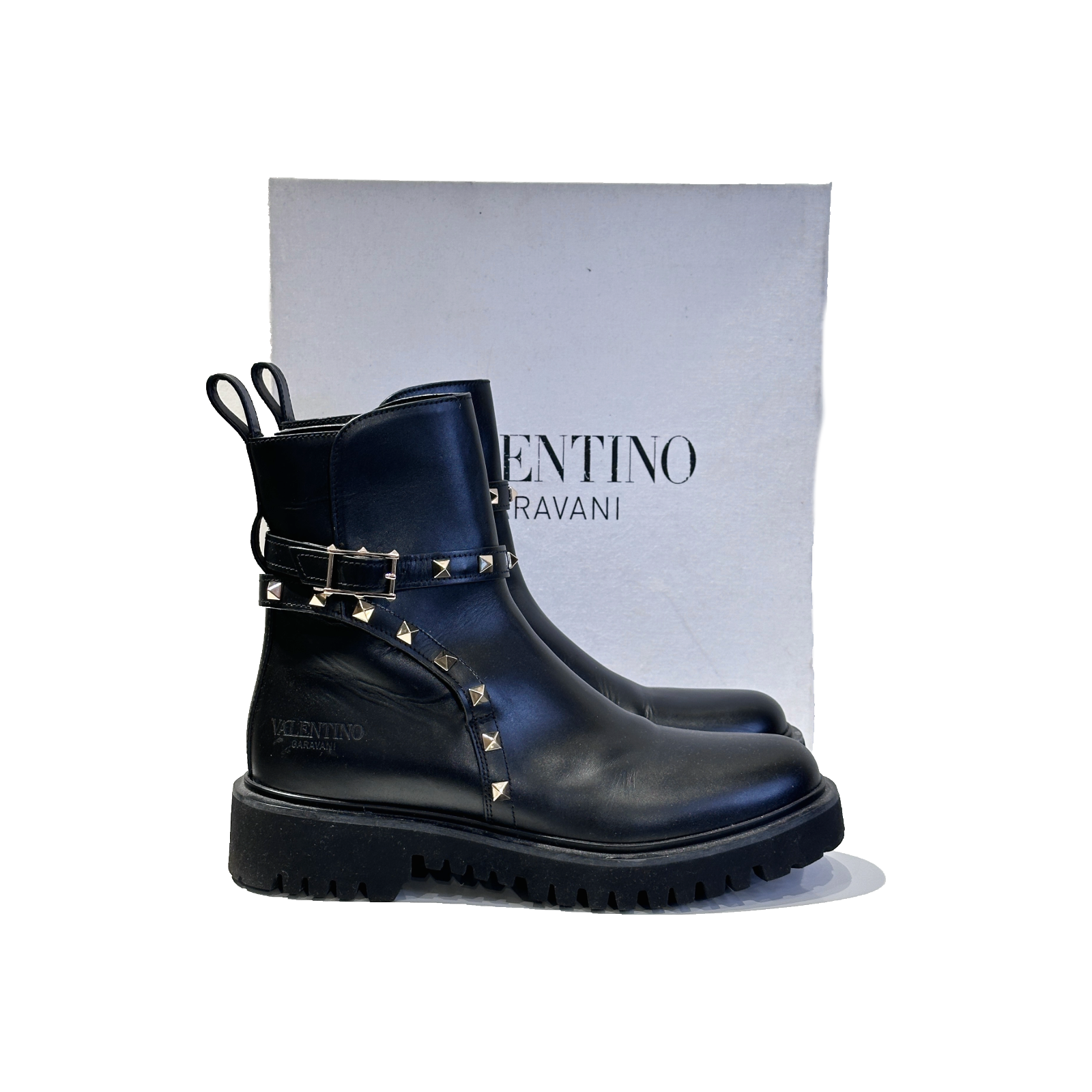 Valentino Garavani Rockstud Stiefeletten Schwarz