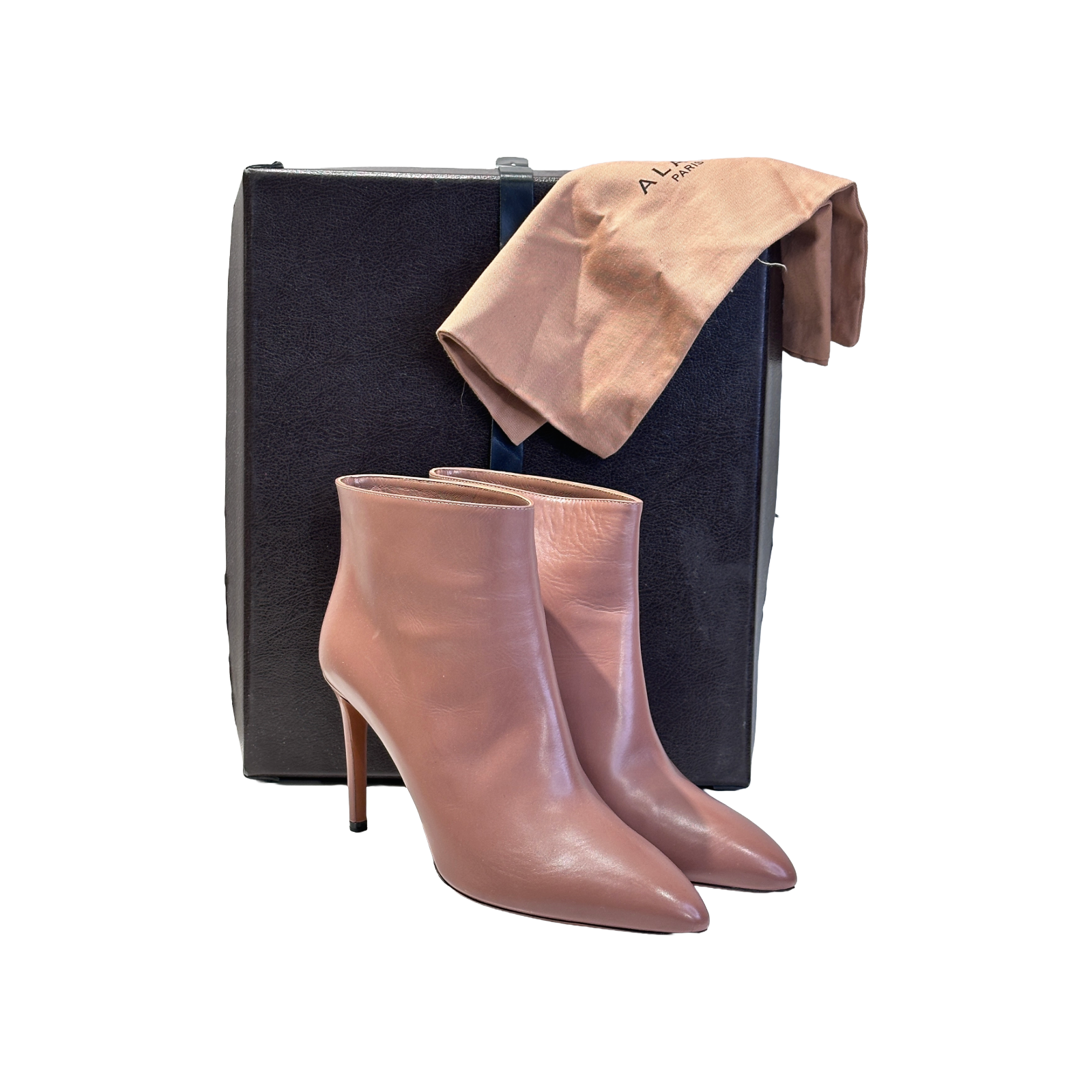 Alaïa Stiefeletten Taupe
