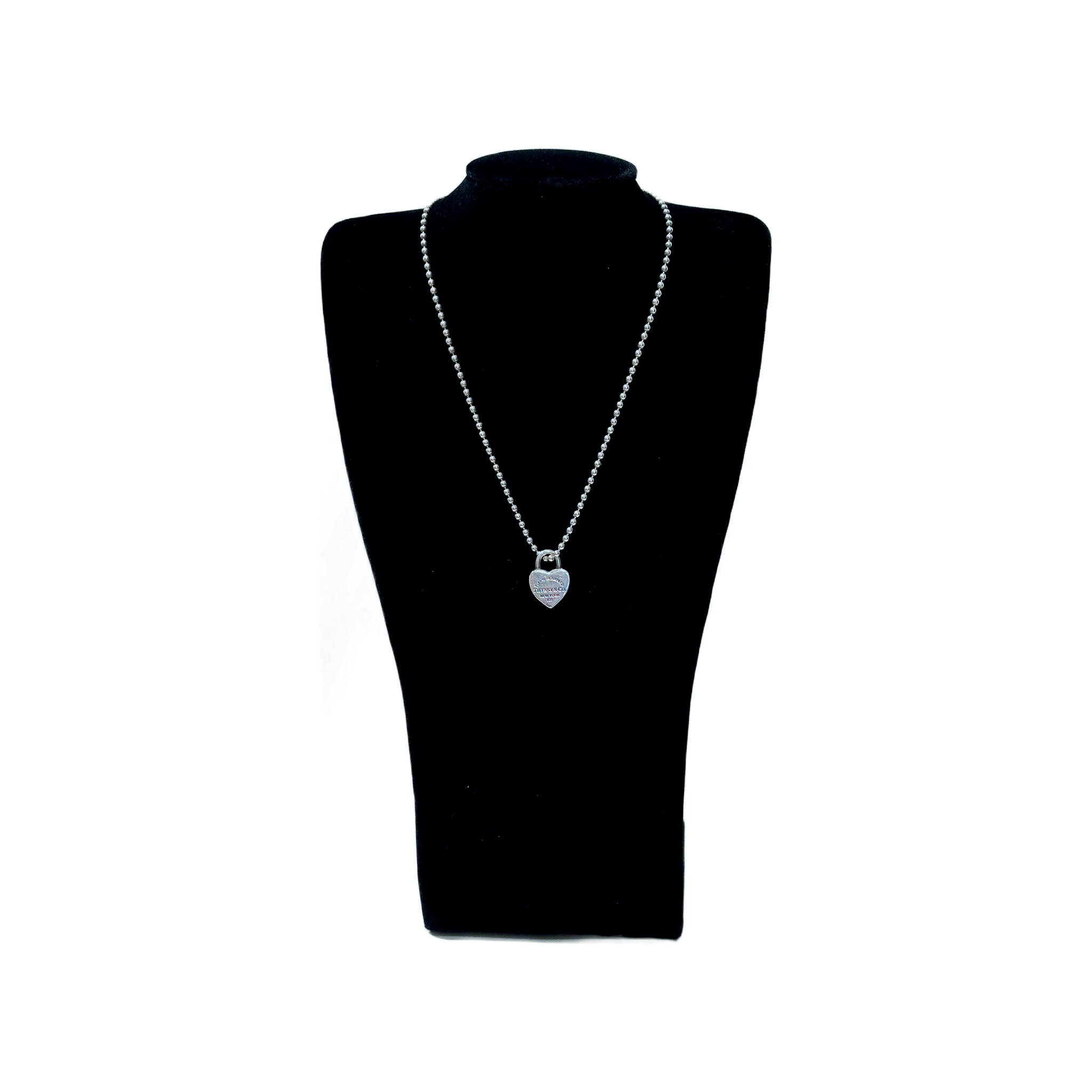 Tiffany & Co. Return to Tiffany Herz Schloss Kette Sterlingsilber