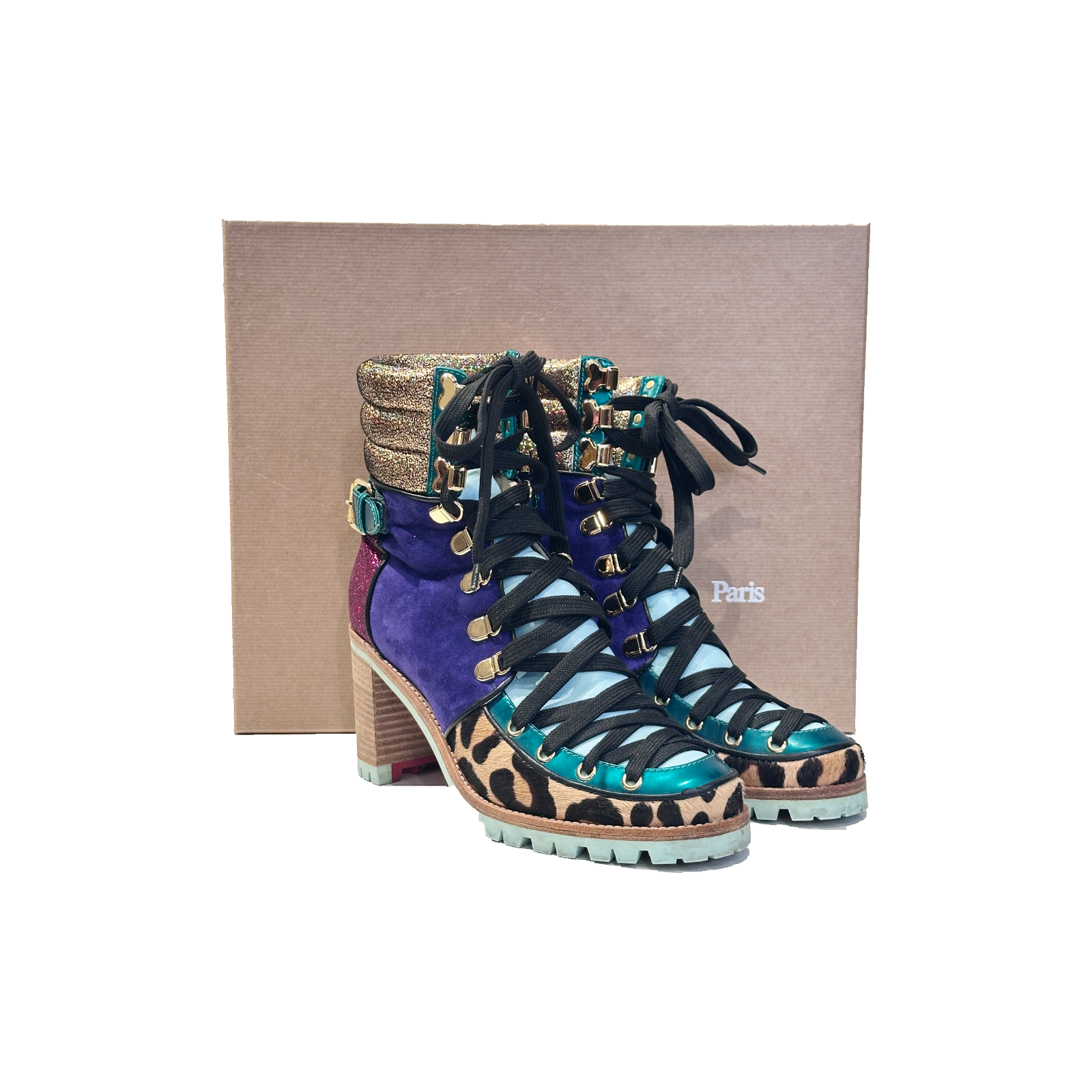 Christian Louboutin Who Runs Lace Up 70
