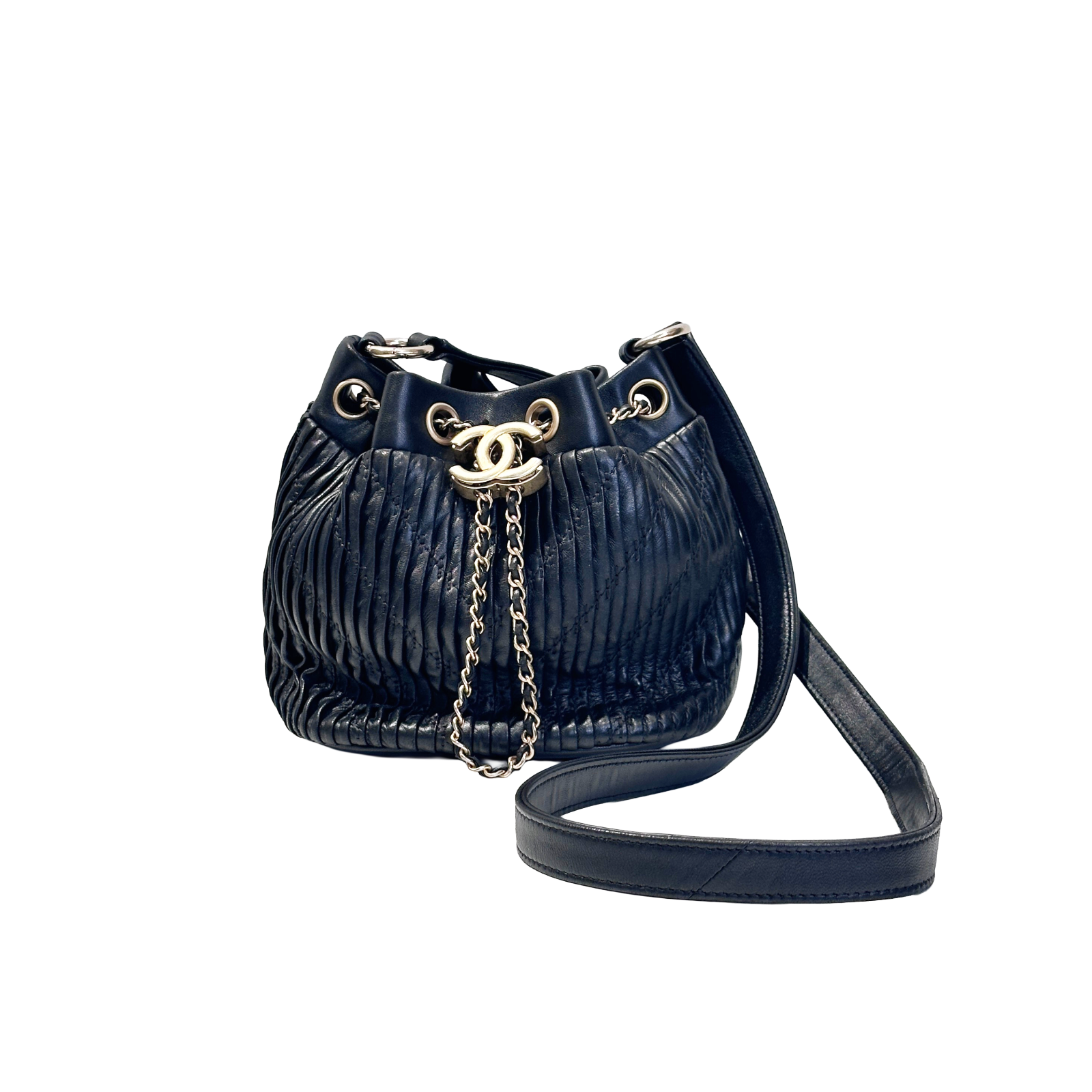 Chanel Coco Pleats Bucket