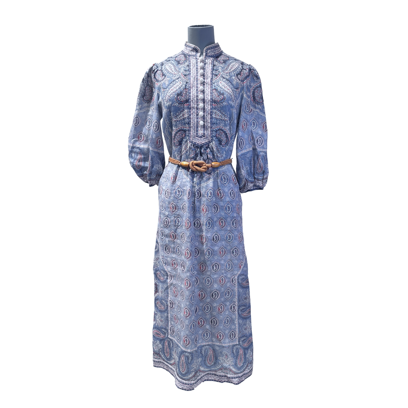 Zimmermann Leinen-Midikleid