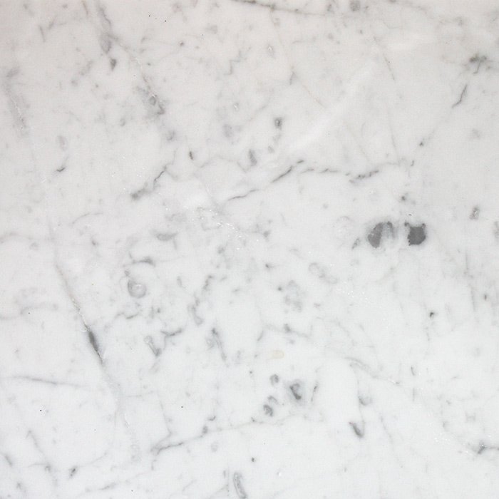  Carrara honed marble countertop - white with gray veins and spots  