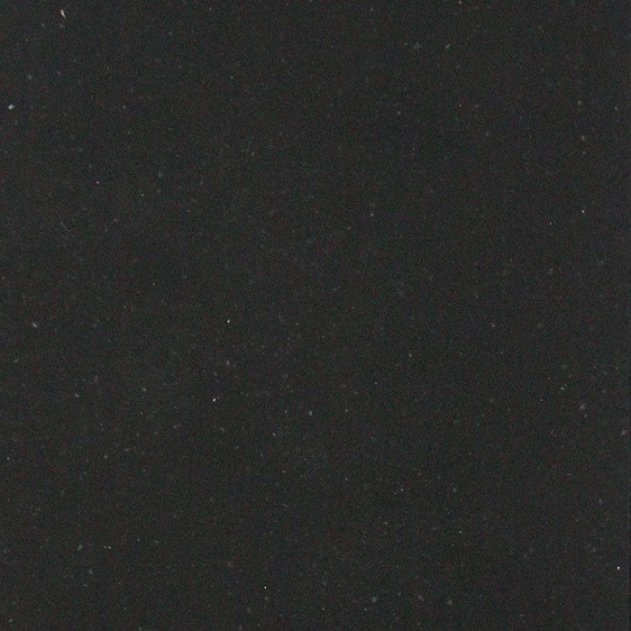  Cambria Blackpool Matte quartz countertop - black with faint white speckles 