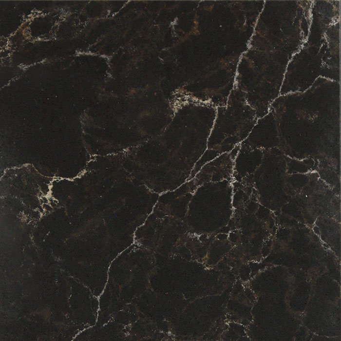  Dekton Vegha quartz countertop - black with gold veining 