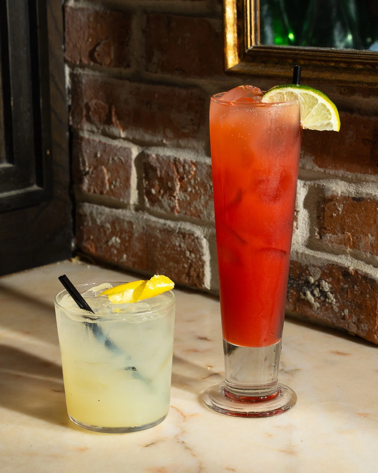 A couple of mocktails to brighten your day. 🍹✨⁠
⁠
Join us for Happy Hour today from 4&ndash;6 PM!