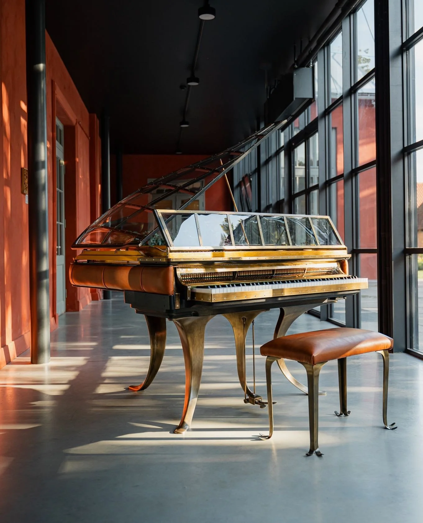 Design That Belongs to the Future. The PH Grand Piano both draws the eye and captivates the imagination. It is designed to reveal the inner workings of the instrument, showcasing the beautiful and precise mechanisms contained within.⁠
⁠
Transparency 