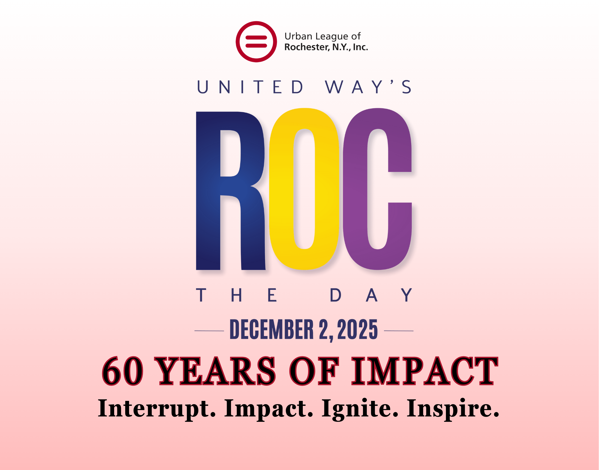 Join the ROC the Day Movement &amp; Donate to Urban League of Rochester Today!