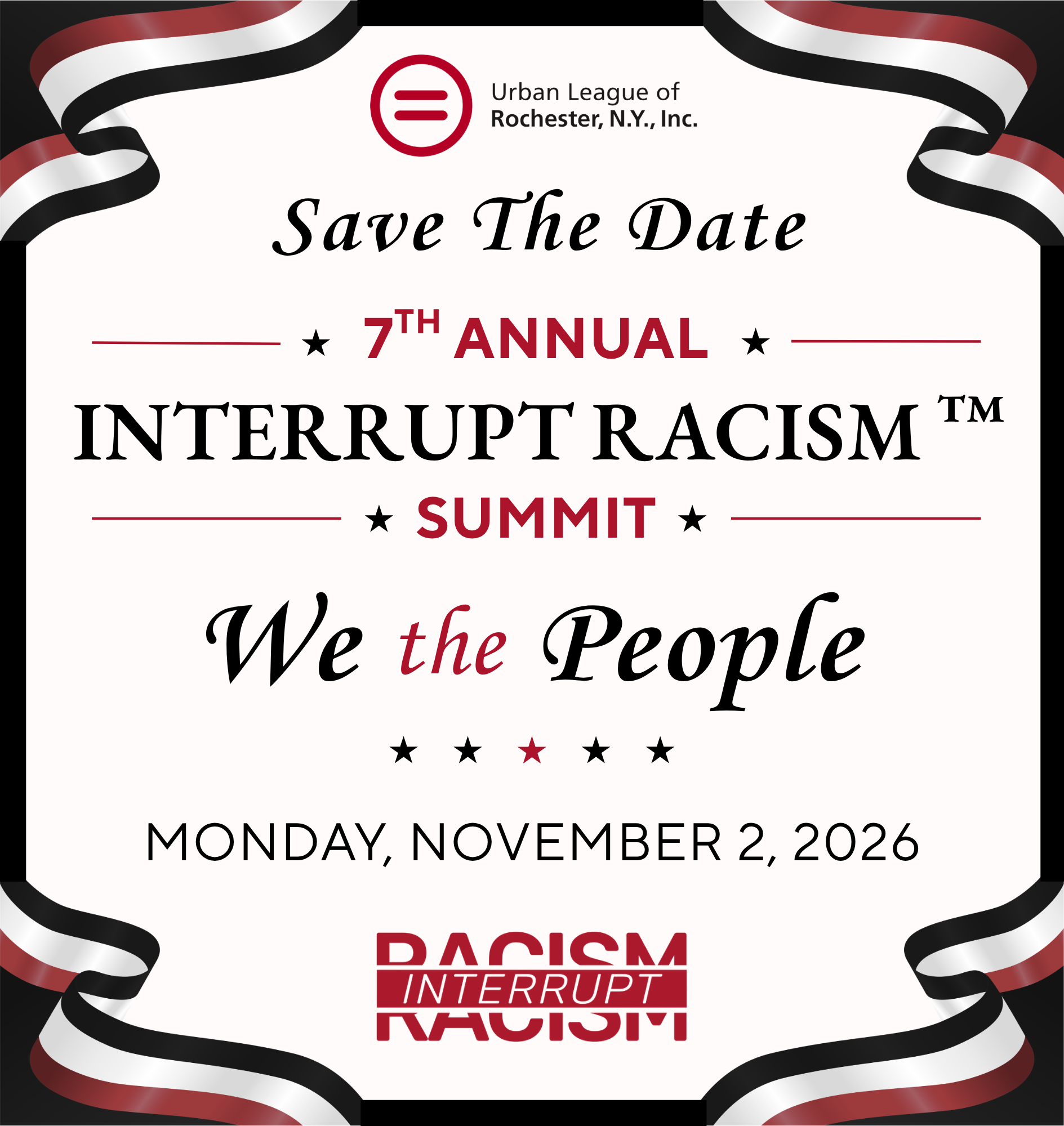 Save the Date: 7th Annual INTERRUPT RACISM™ Summit