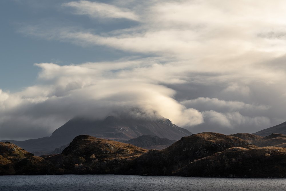 Across Loch Buine Moire Nikon Z7 + 70-300mm AF-P Kase 0.6 Soft Grad ND