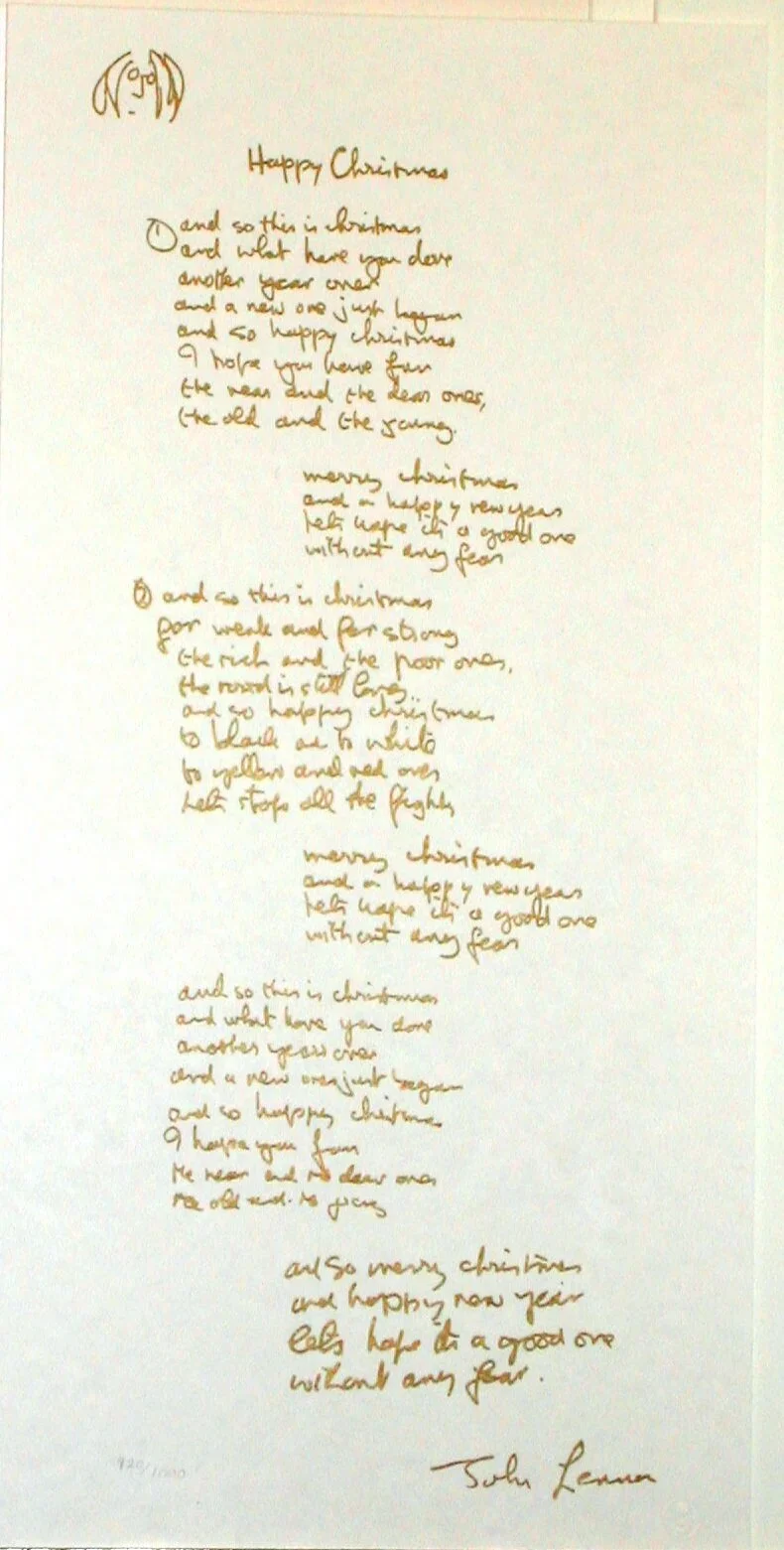 And so this is Christmas